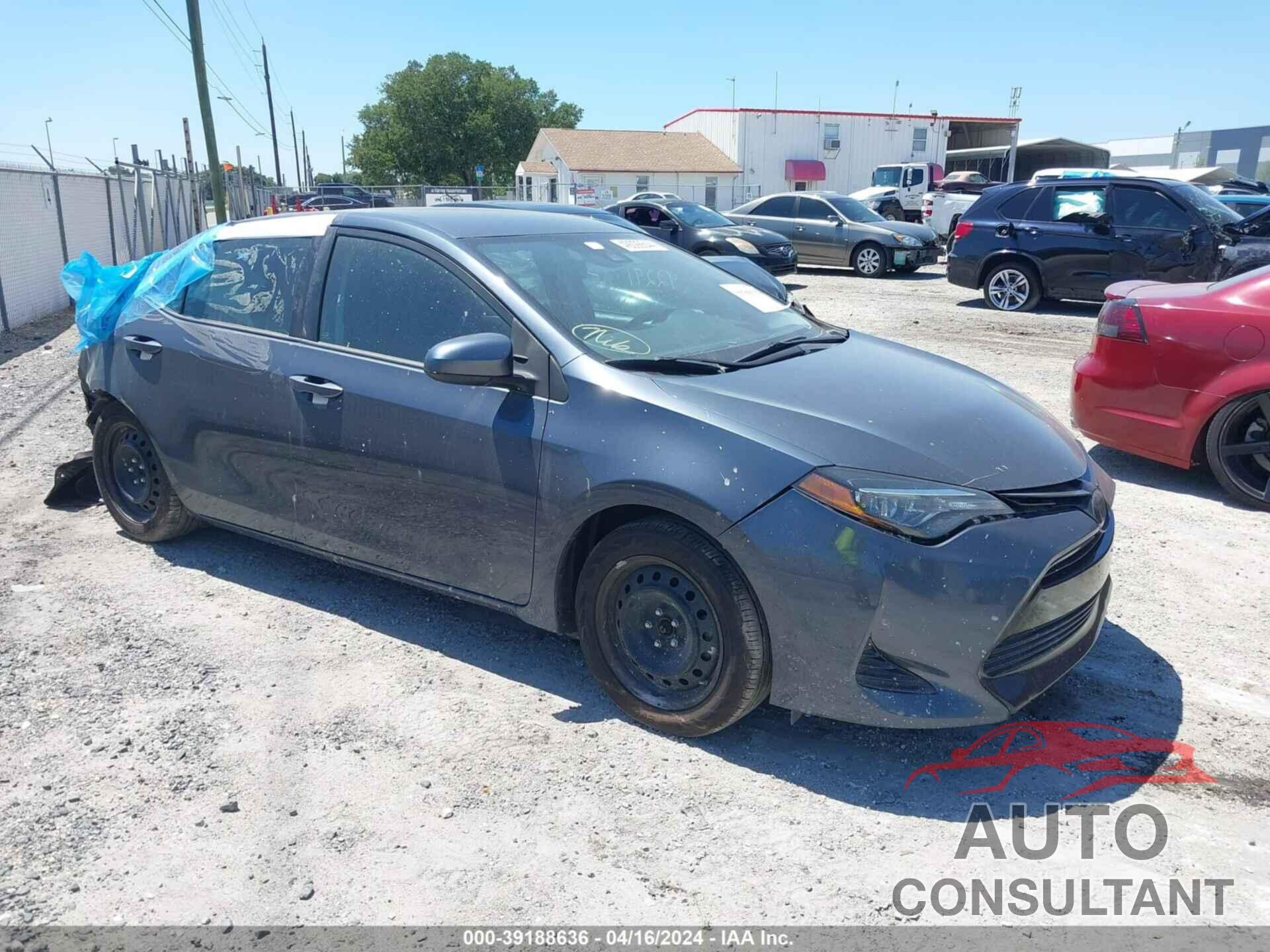 TOYOTA COROLLA 2019 - 5YFBURHE1KP888204