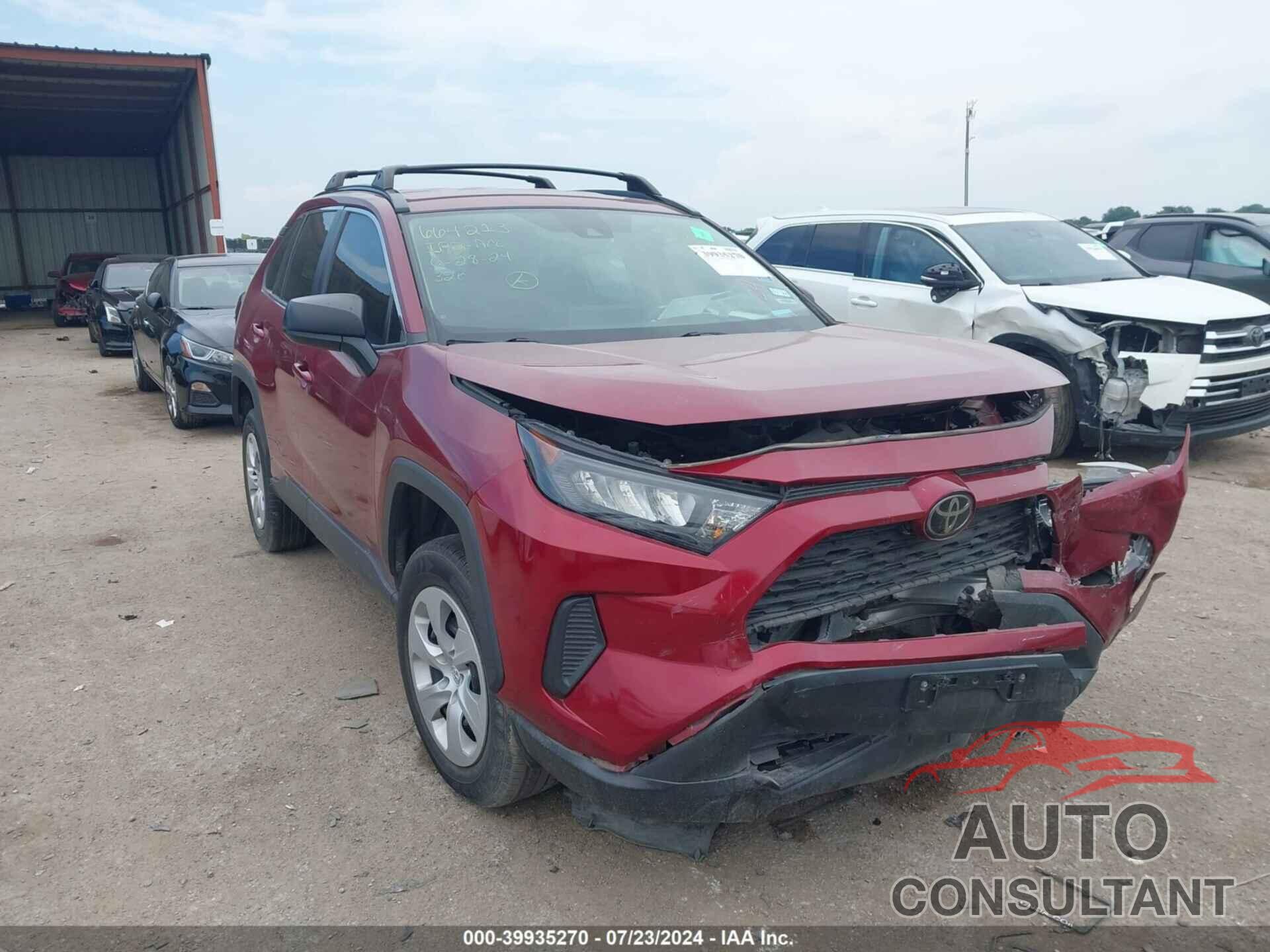 TOYOTA RAV4 2020 - 2T3H1RFV5LW100537