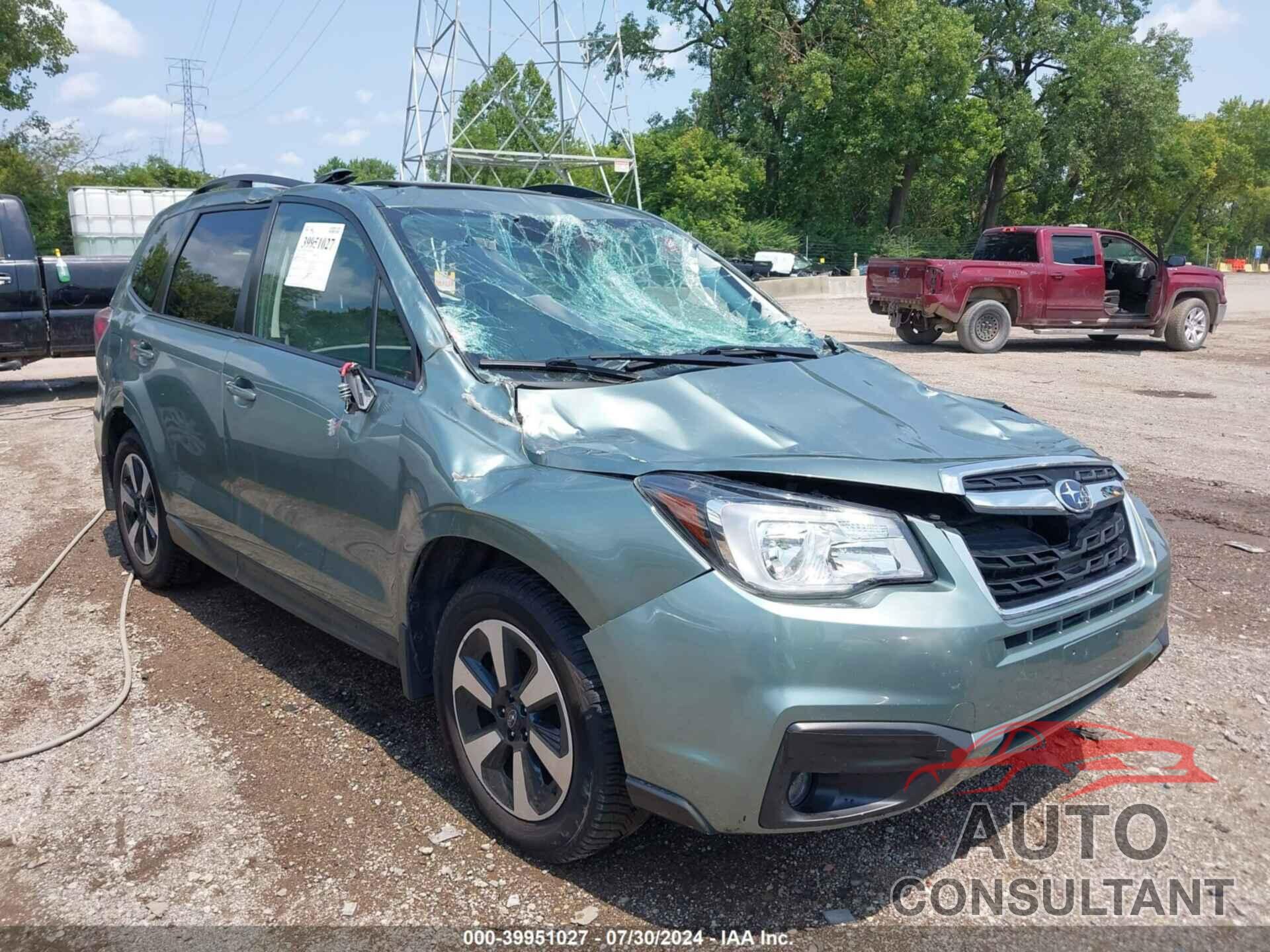 SUBARU FORESTER 2018 - JF2SJAGCXJH600864