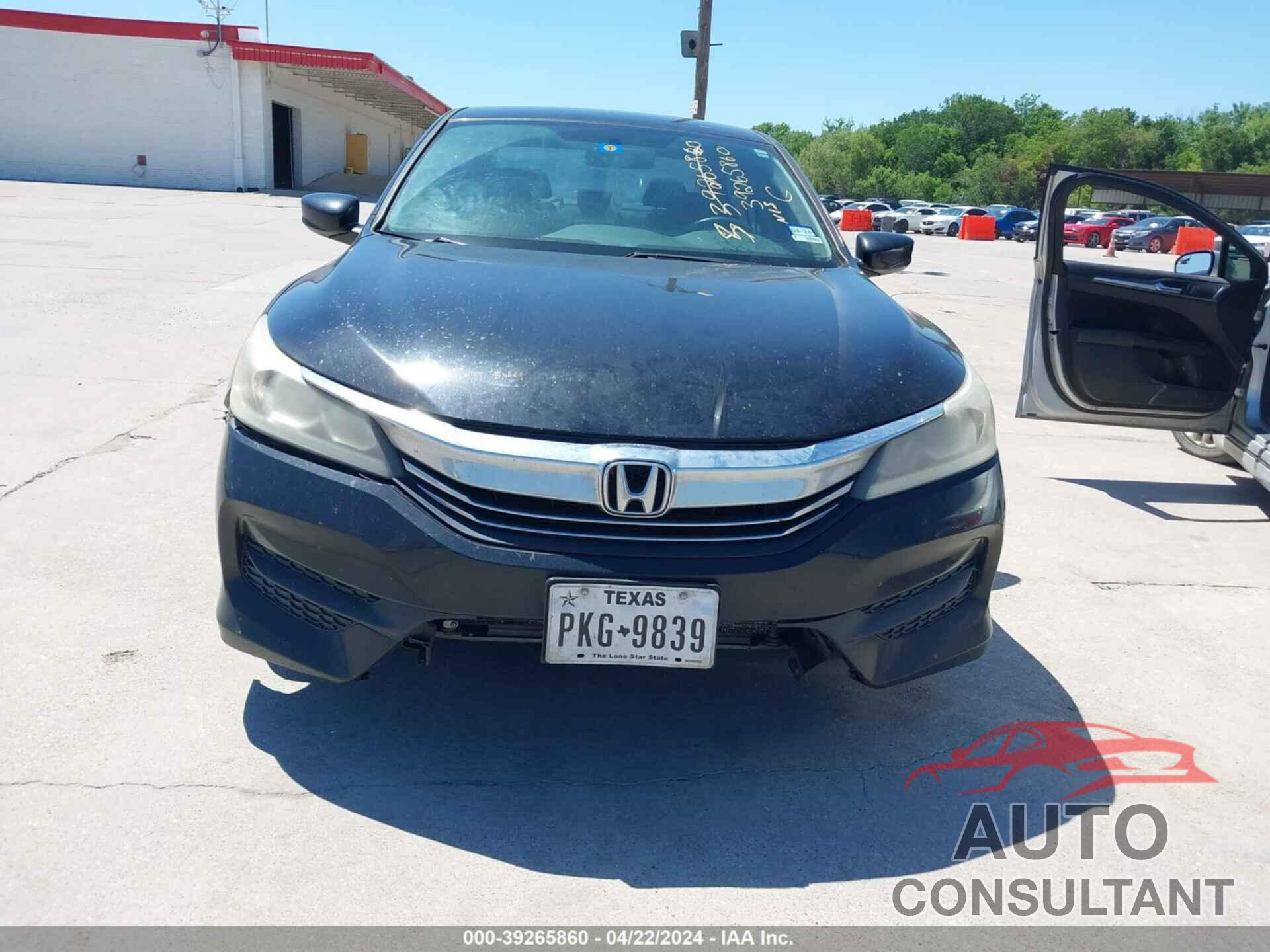 HONDA ACCORD 2016 - 1HGCR2F32GA051716