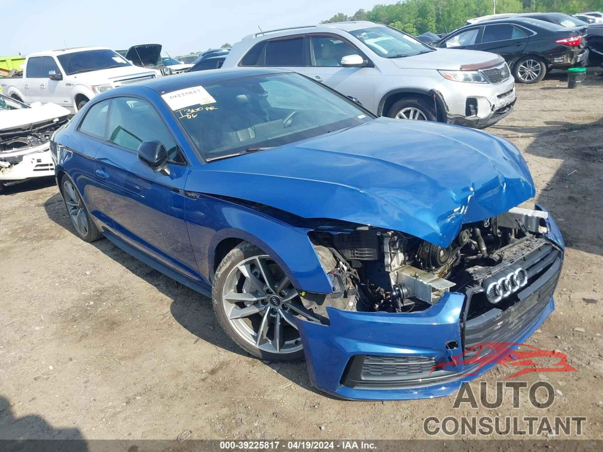 AUDI A5 2019 - WAUTNAF55KA038874