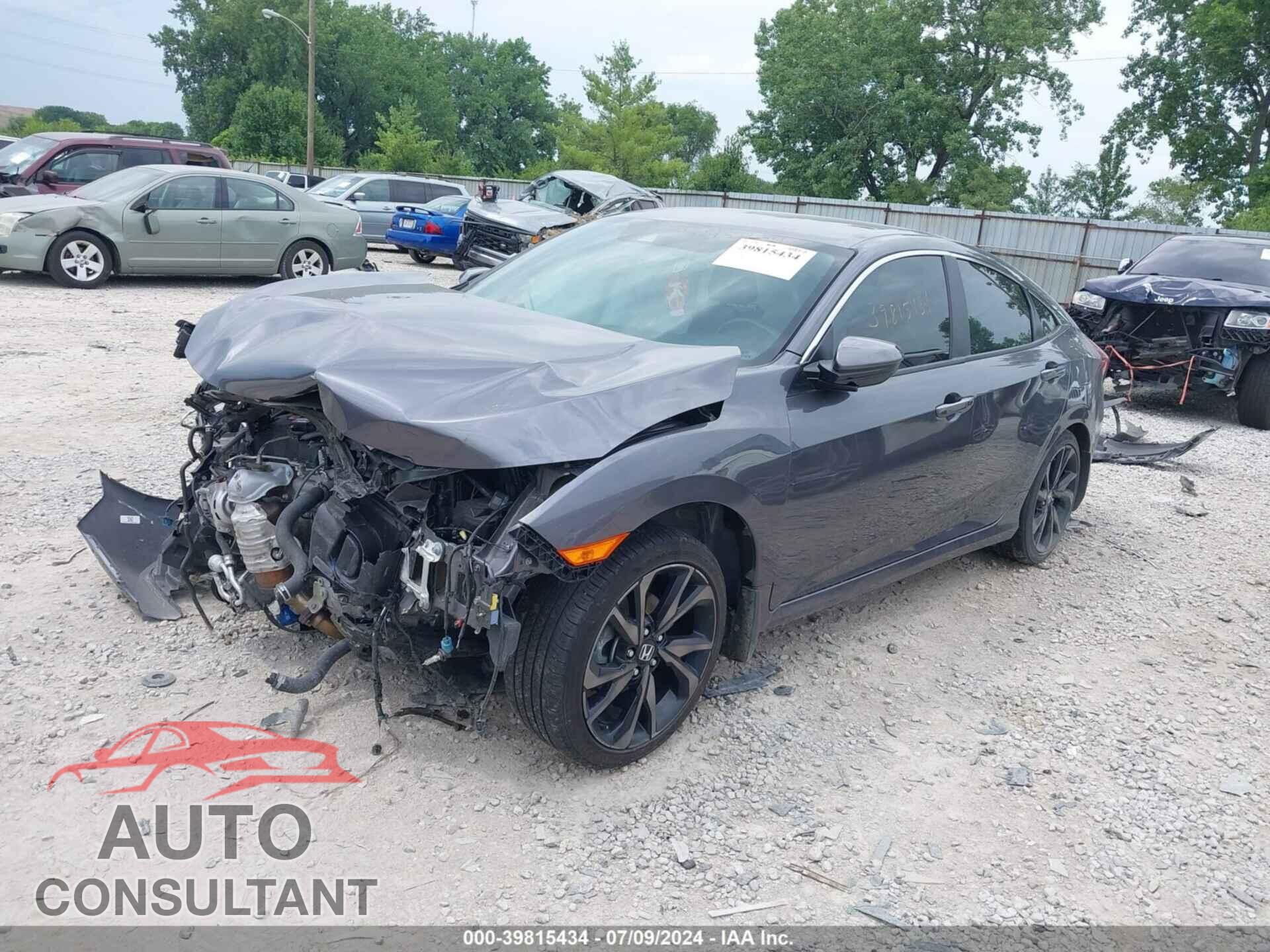 HONDA CIVIC 2019 - 2HGFC2F88KH576543