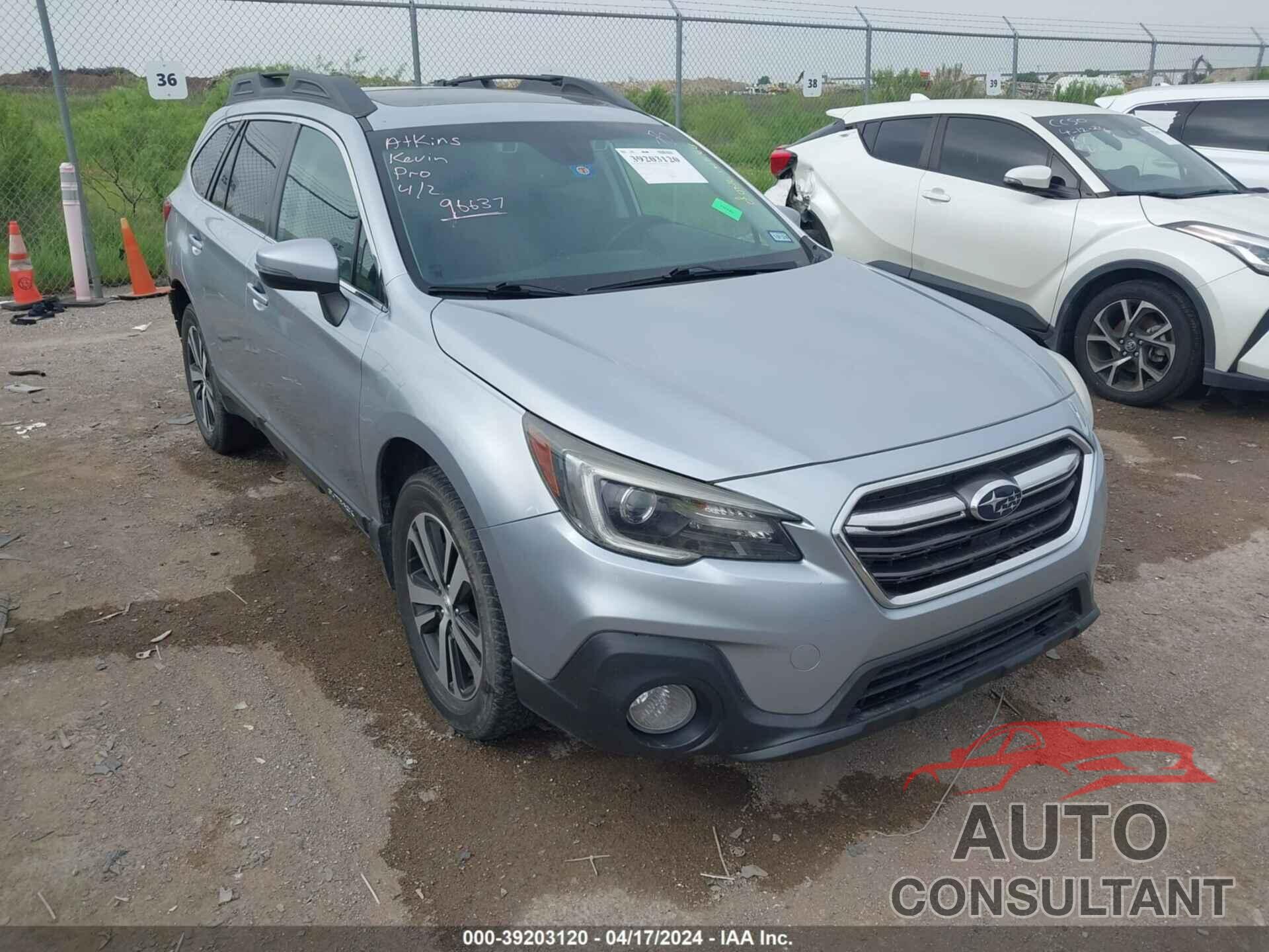 SUBARU OUTBACK 2018 - 4S4BSANC9J3382195