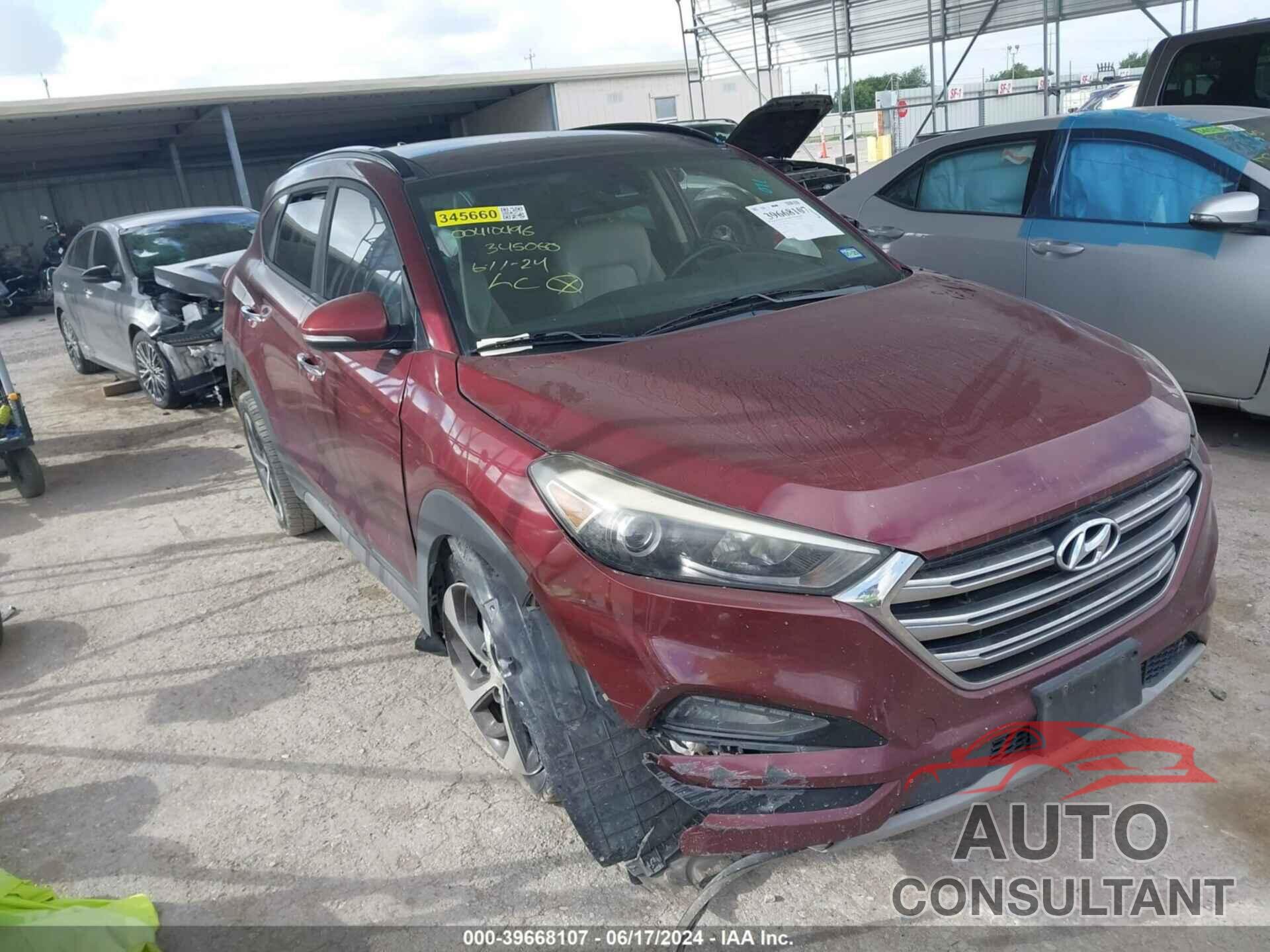 HYUNDAI TUCSON 2017 - KM8J33A22HU345060