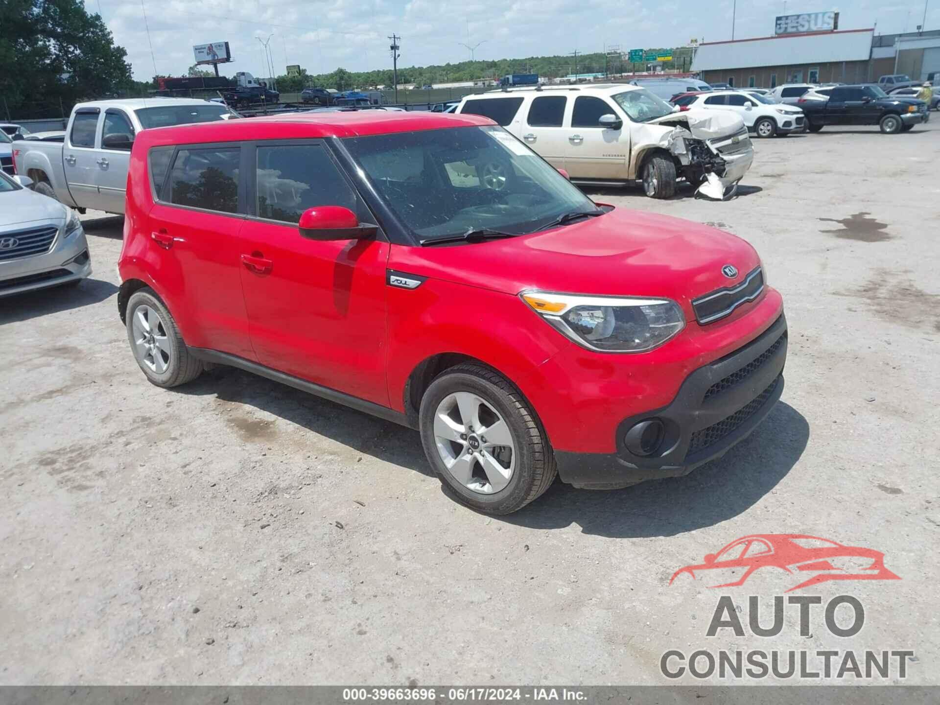 KIA SOUL 2019 - KNDJN2A29K7676233