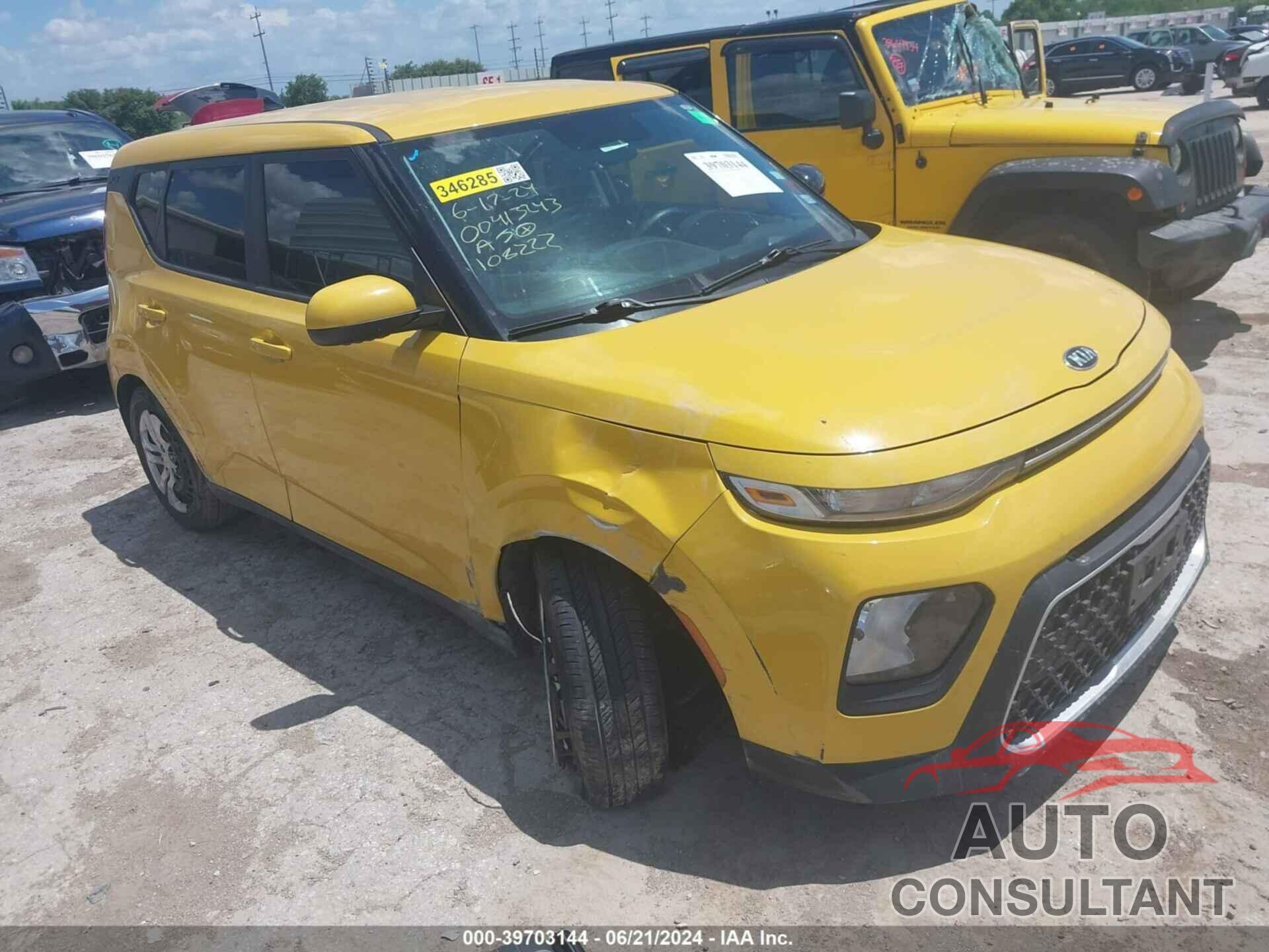 KIA SOUL 2020 - KNDJ23AU1L7108222