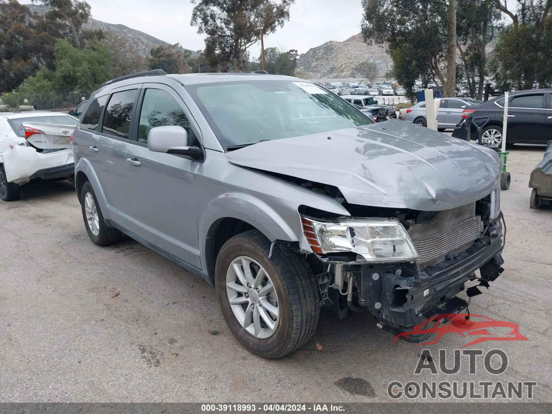 DODGE JOURNEY 2017 - 3C4PDCBG6HT582232