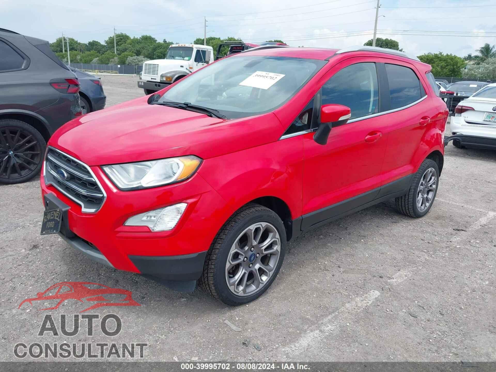 FORD ECOSPORT 2019 - MAJ6S3KL8K3281727