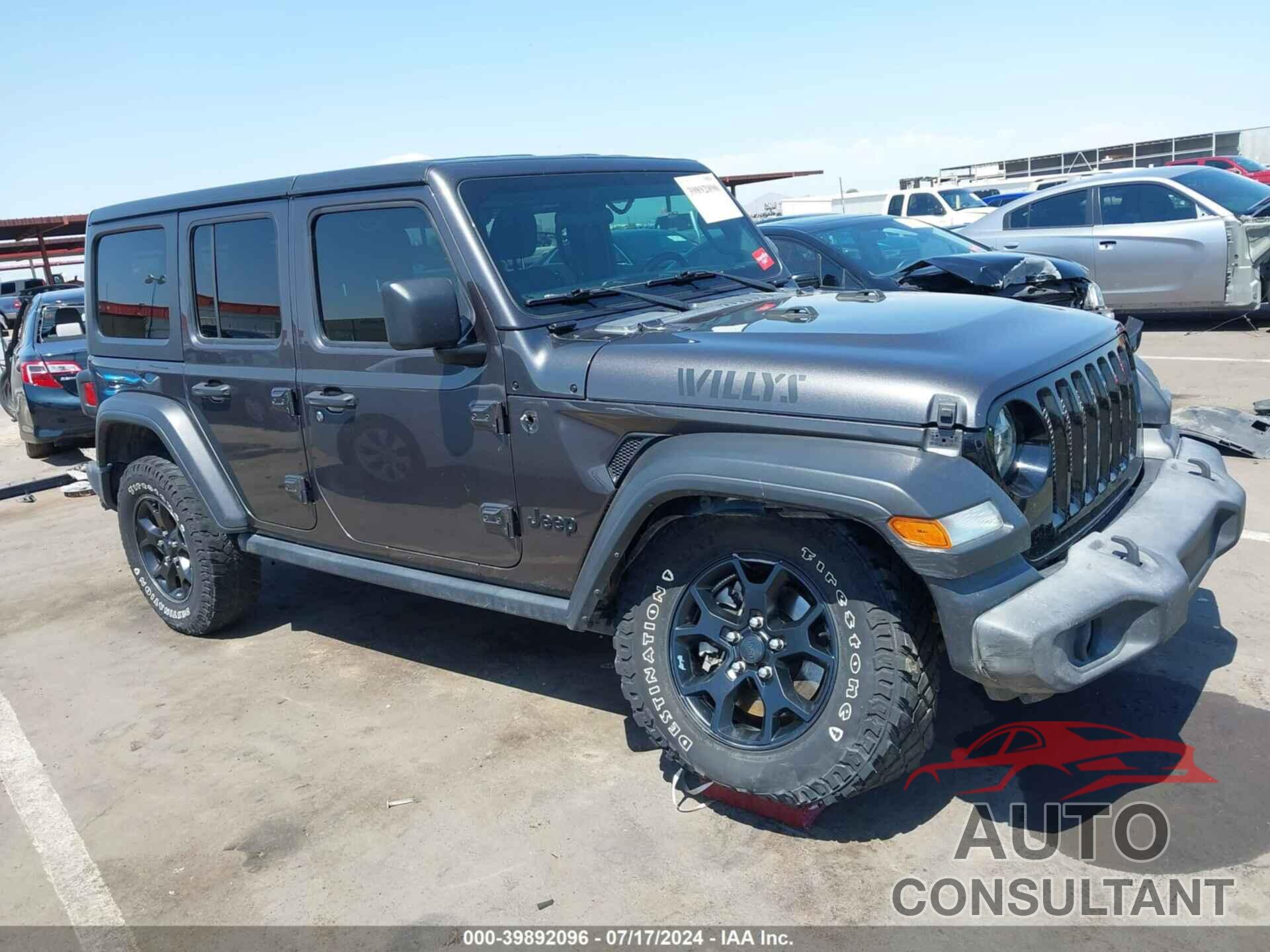 JEEP WRANGLER UNLIMITED 2020 - 1C4HJXDN5LW208259