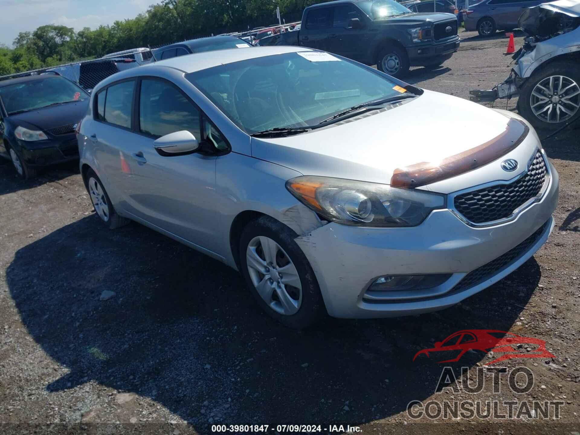 KIA FORTE 2016 - KNAFK5A81G5647197