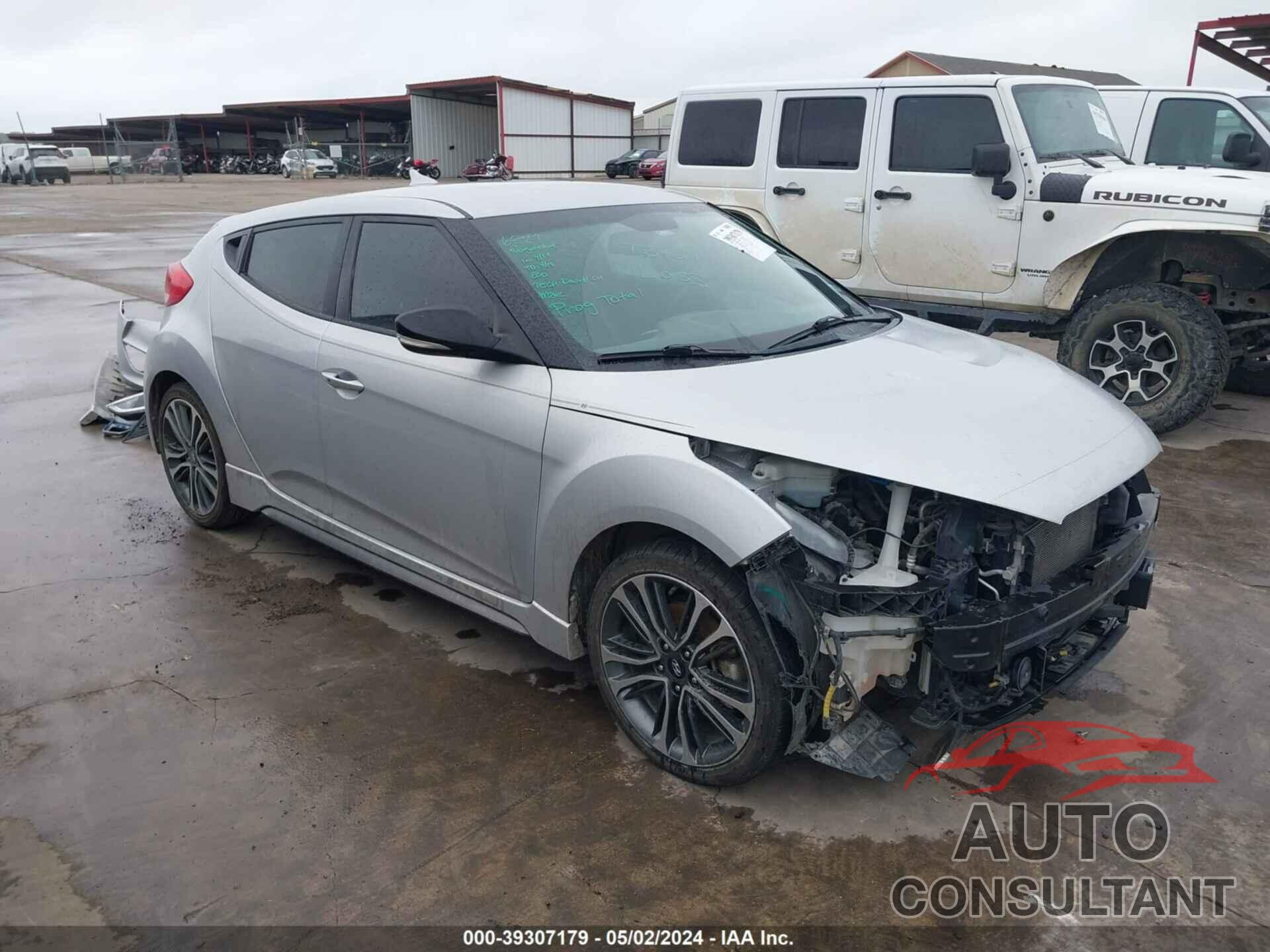 HYUNDAI VELOSTER 2016 - KMHTC6AE0GU294645