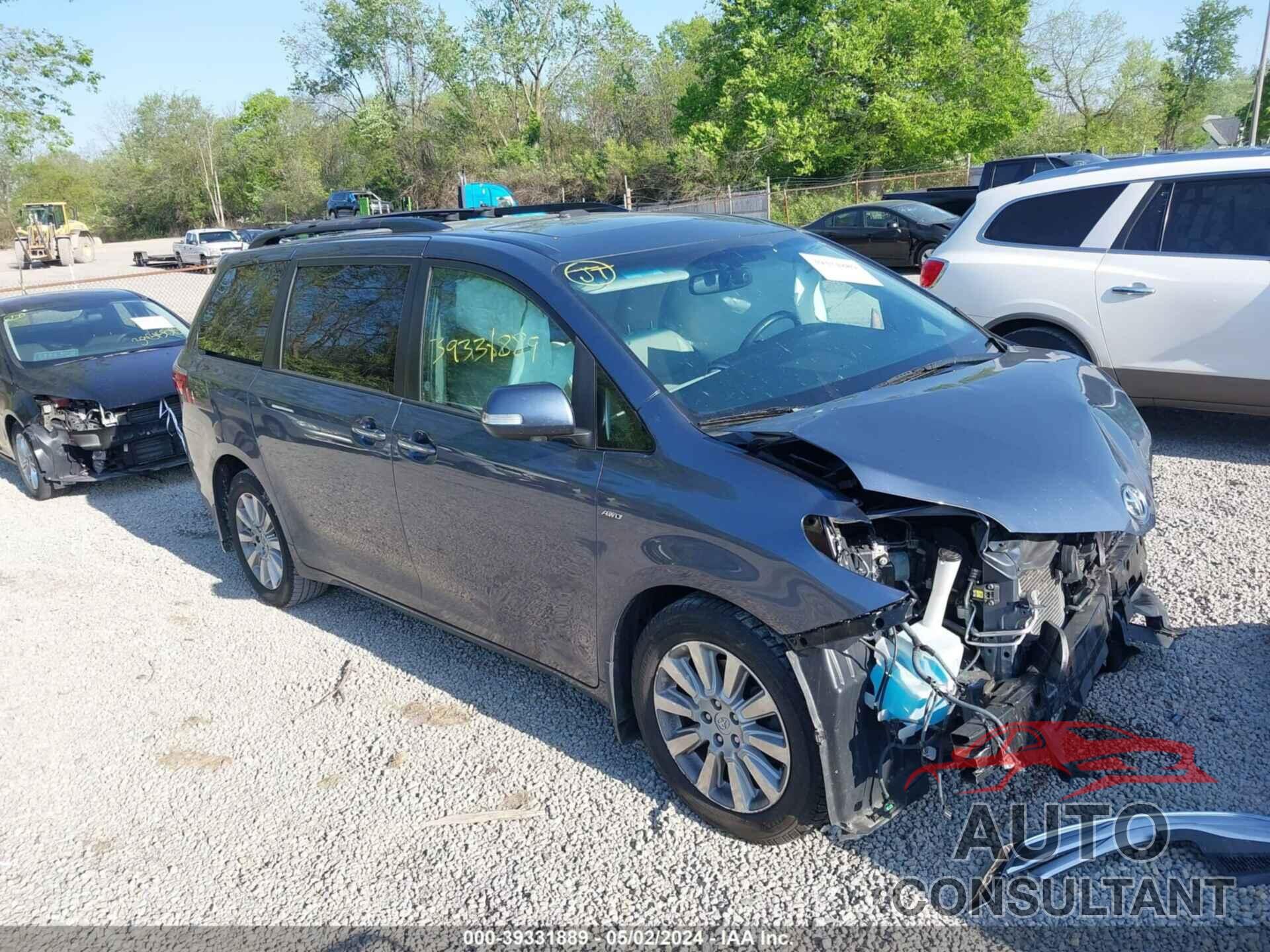 TOYOTA SIENNA 2016 - 5TDDK3DC2GS146084