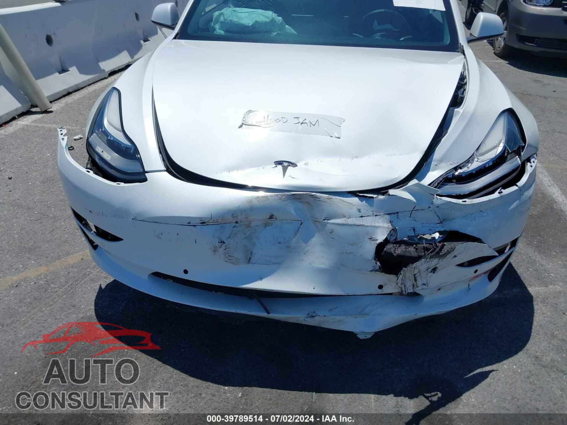 TESLA MODEL 3 2019 - 5YJ3E1EB7KF511918