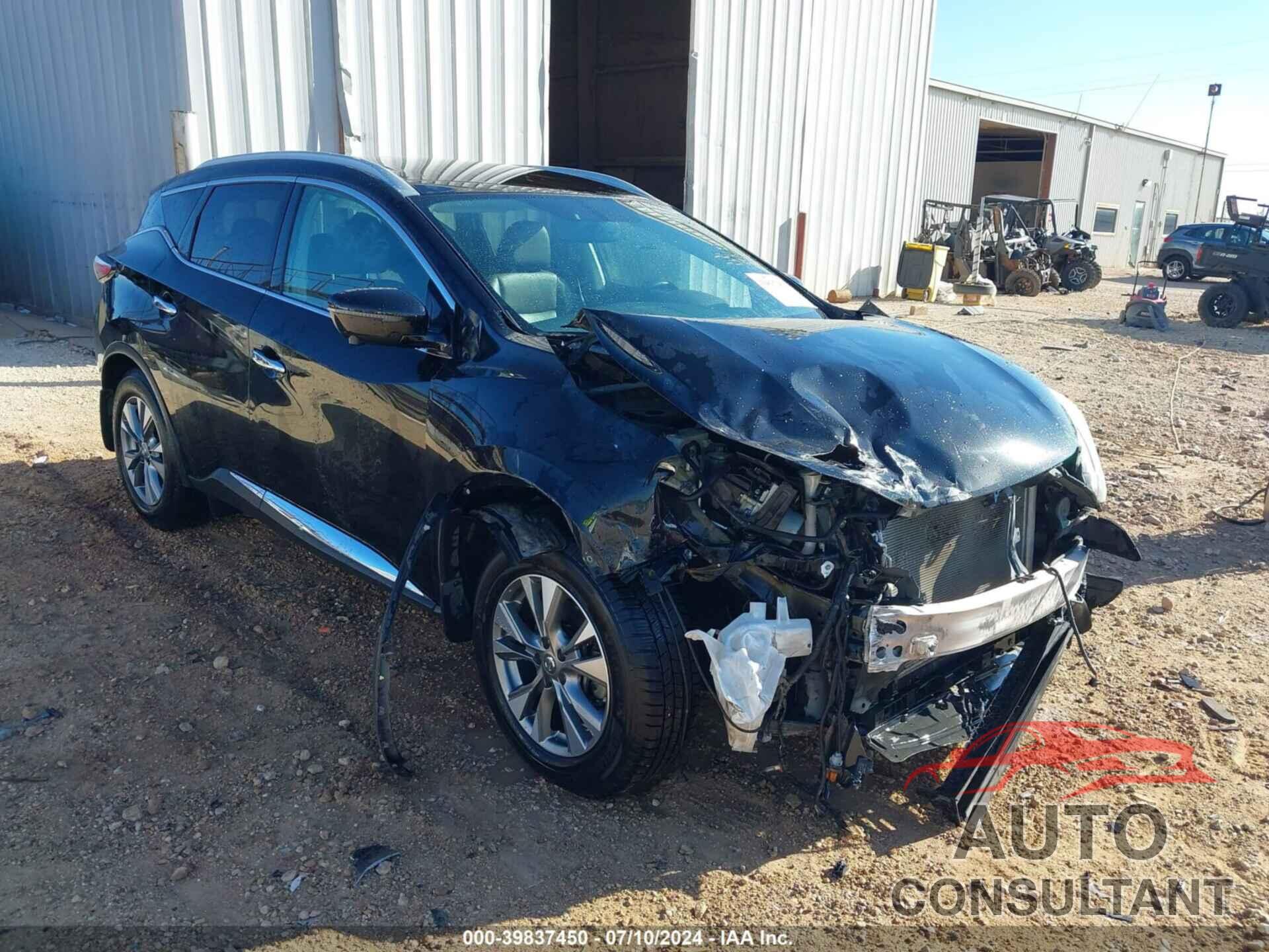 NISSAN MURANO 2017 - 5N1AZ2MG4HN173804