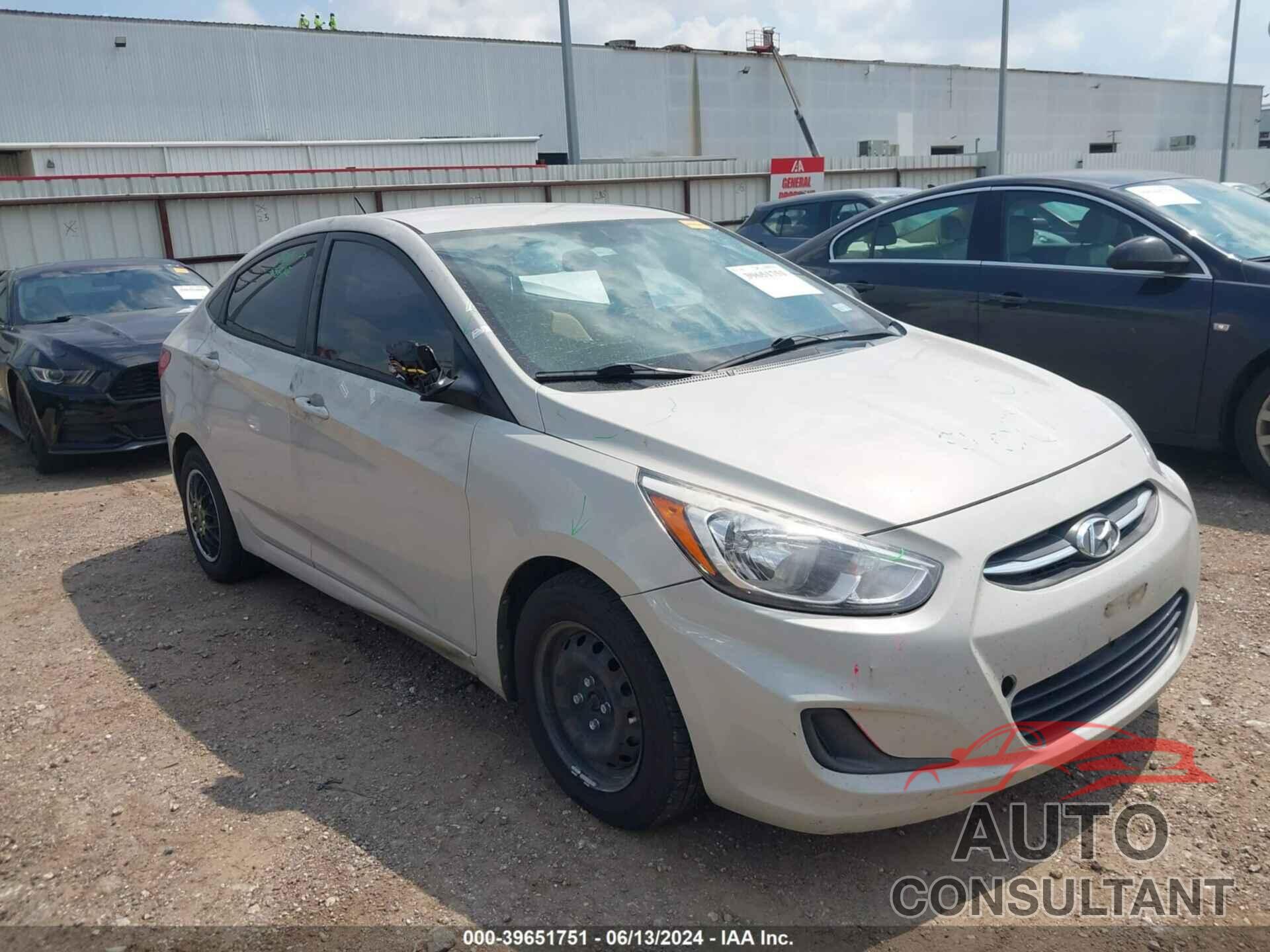 HYUNDAI ACCENT 2016 - KMHCT4AE4GU947546