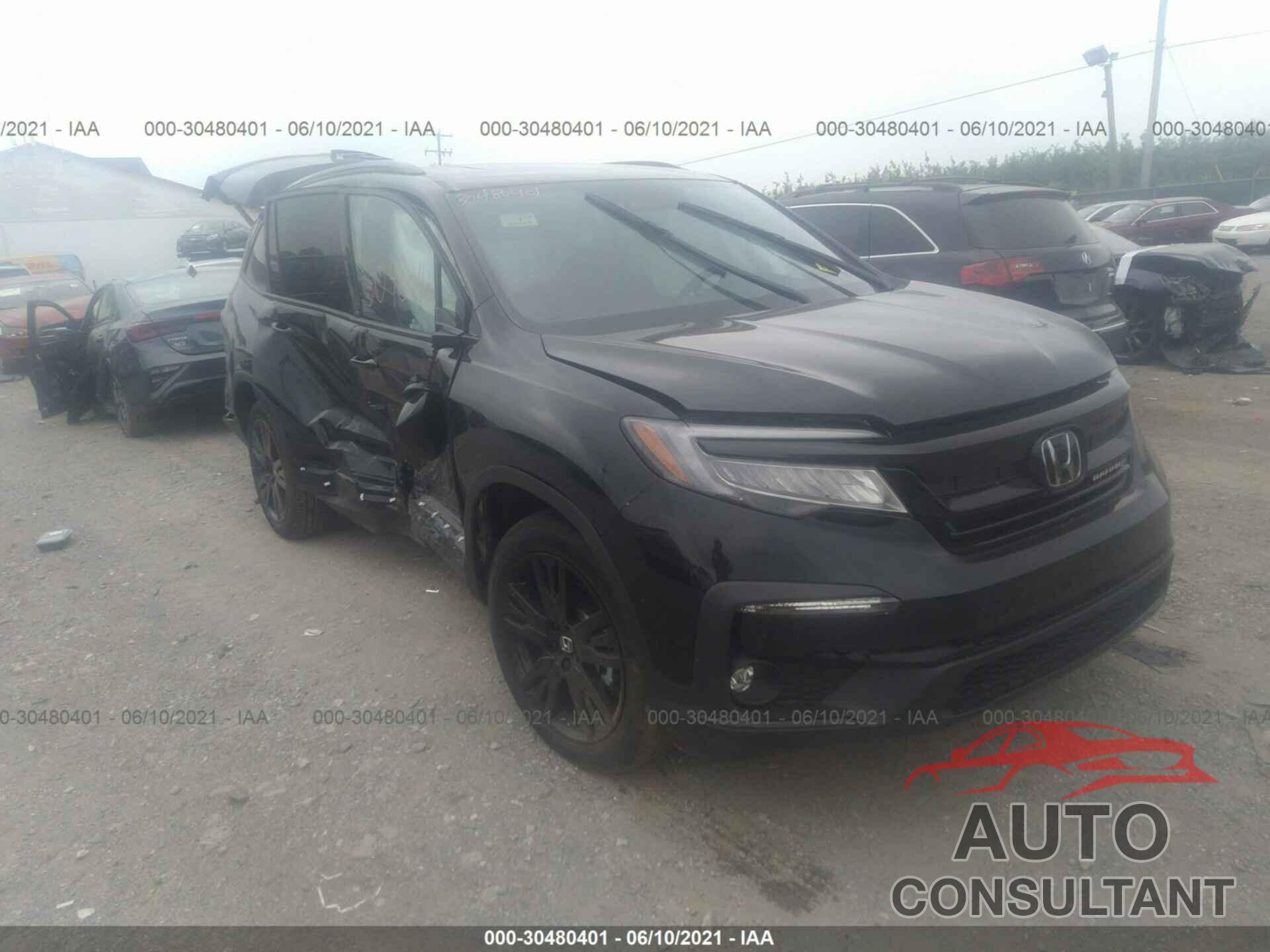 HONDA PILOT 2021 - 5FNYF6H71MB026037