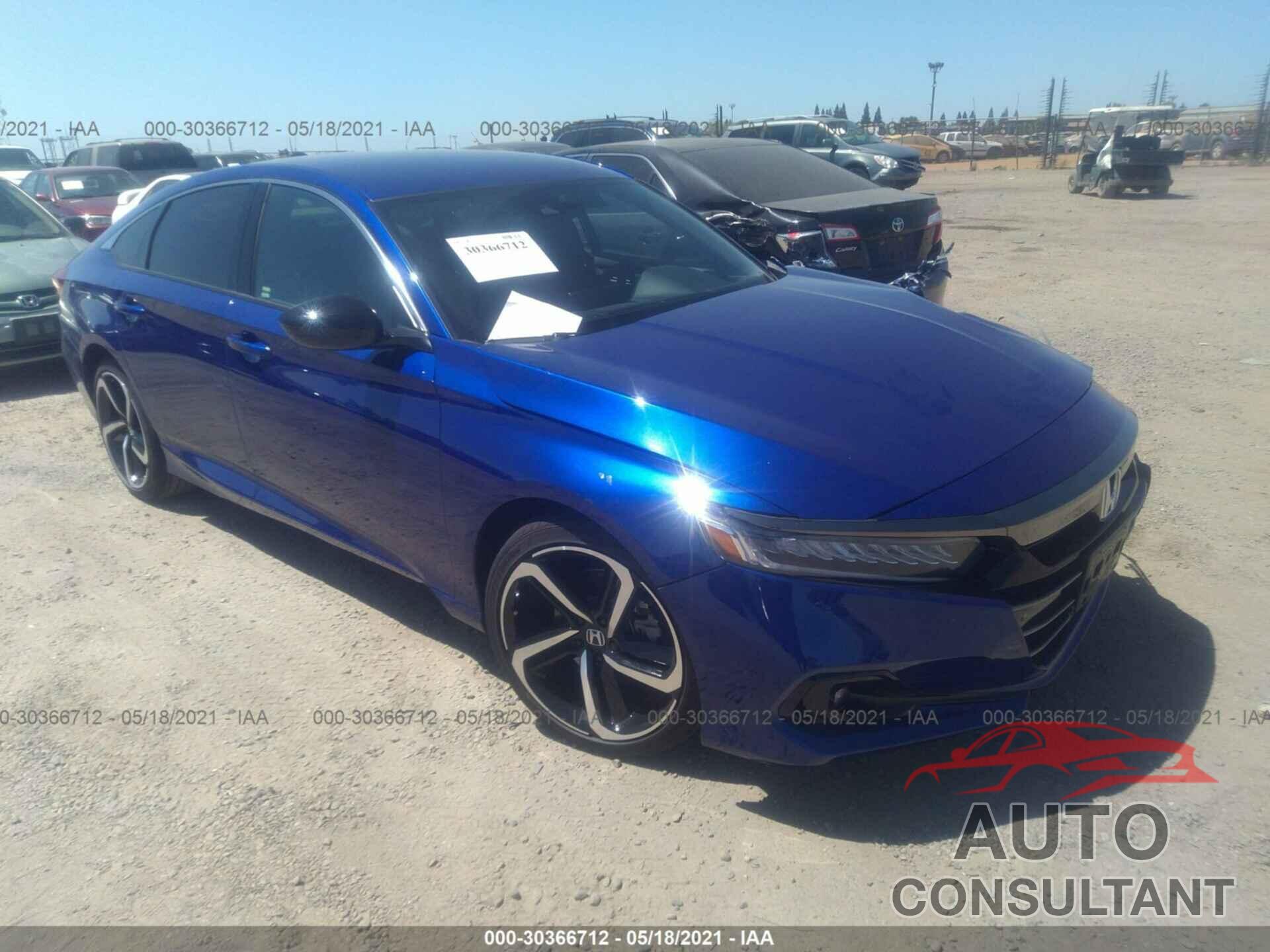 HONDA ACCORD SEDAN 2021 - 1HGCV1F32MA019513