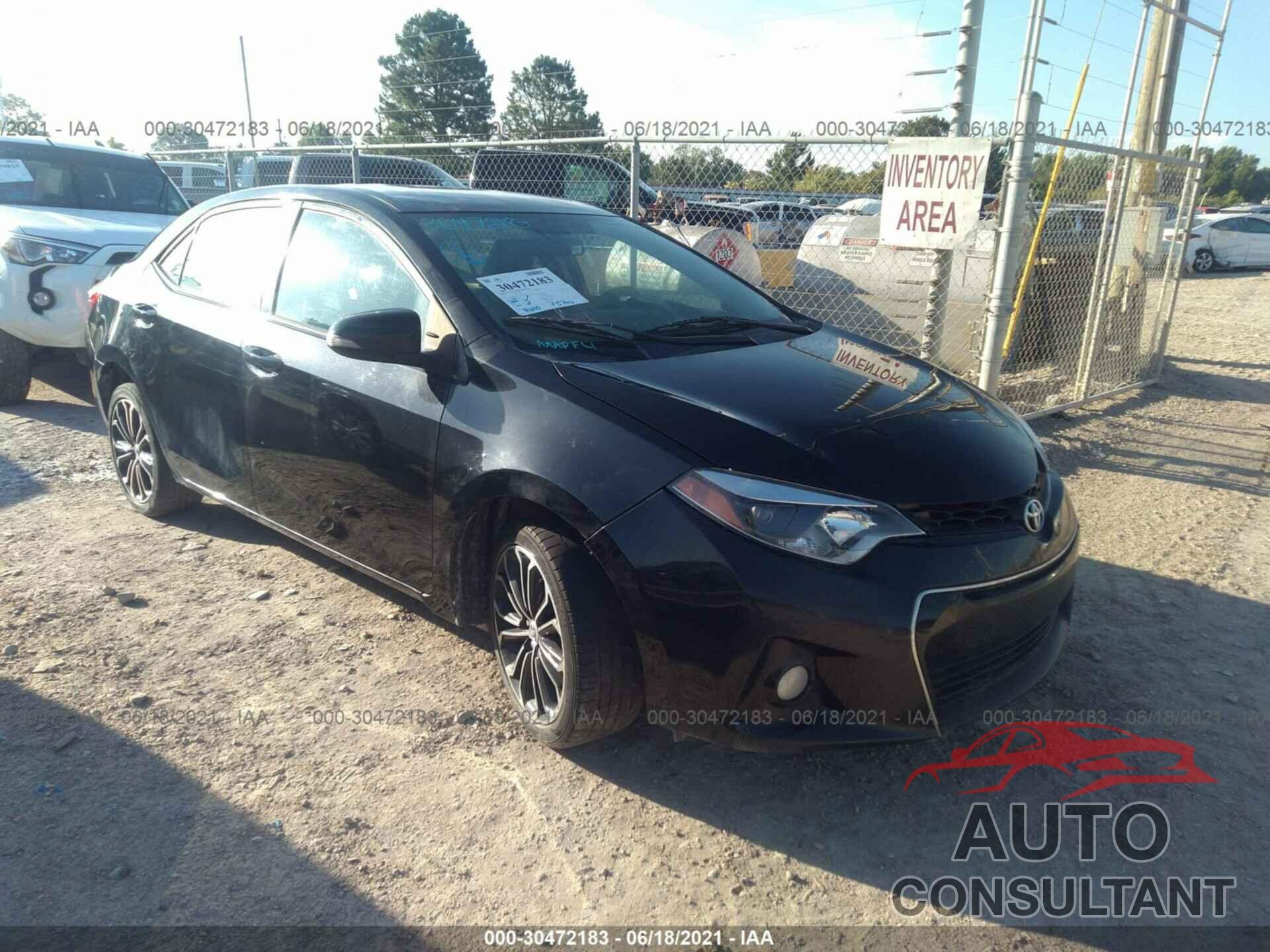 TOYOTA COROLLA 2016 - 5YFBURHE7GP487554