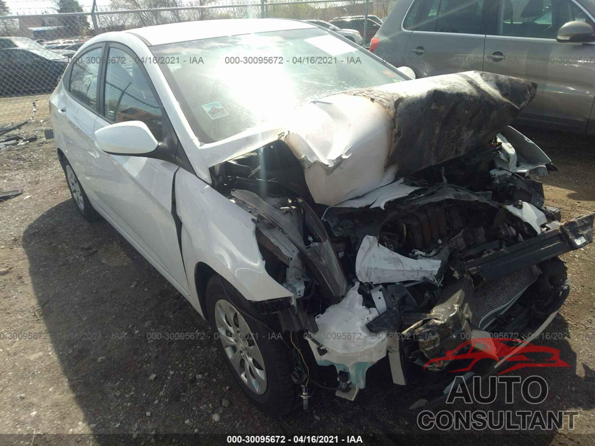 HYUNDAI ACCENT 2017 - KMHCT4AE6HU358404