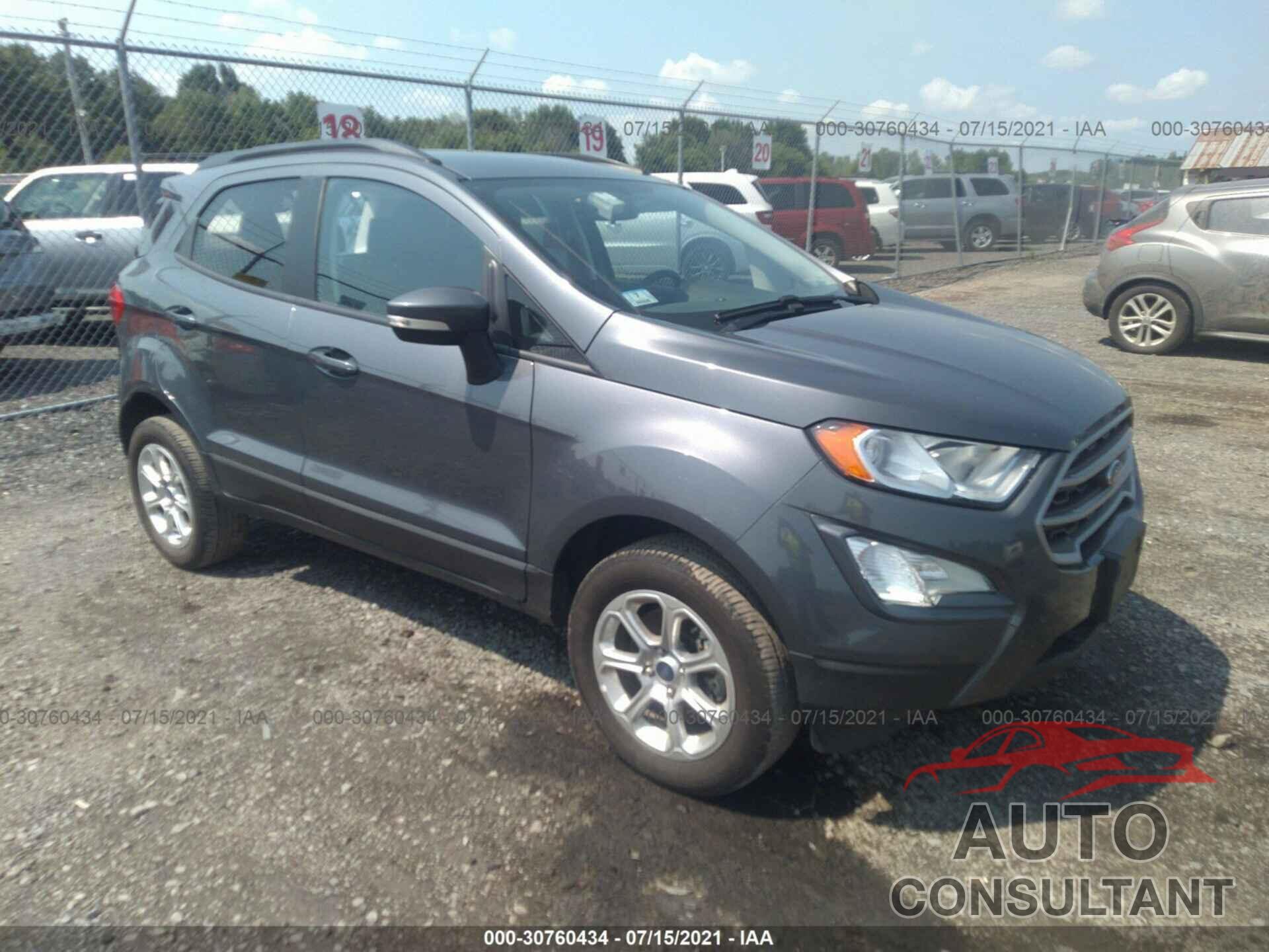 FORD ECOSPORT 2020 - MAJ6S3GL5LC365594