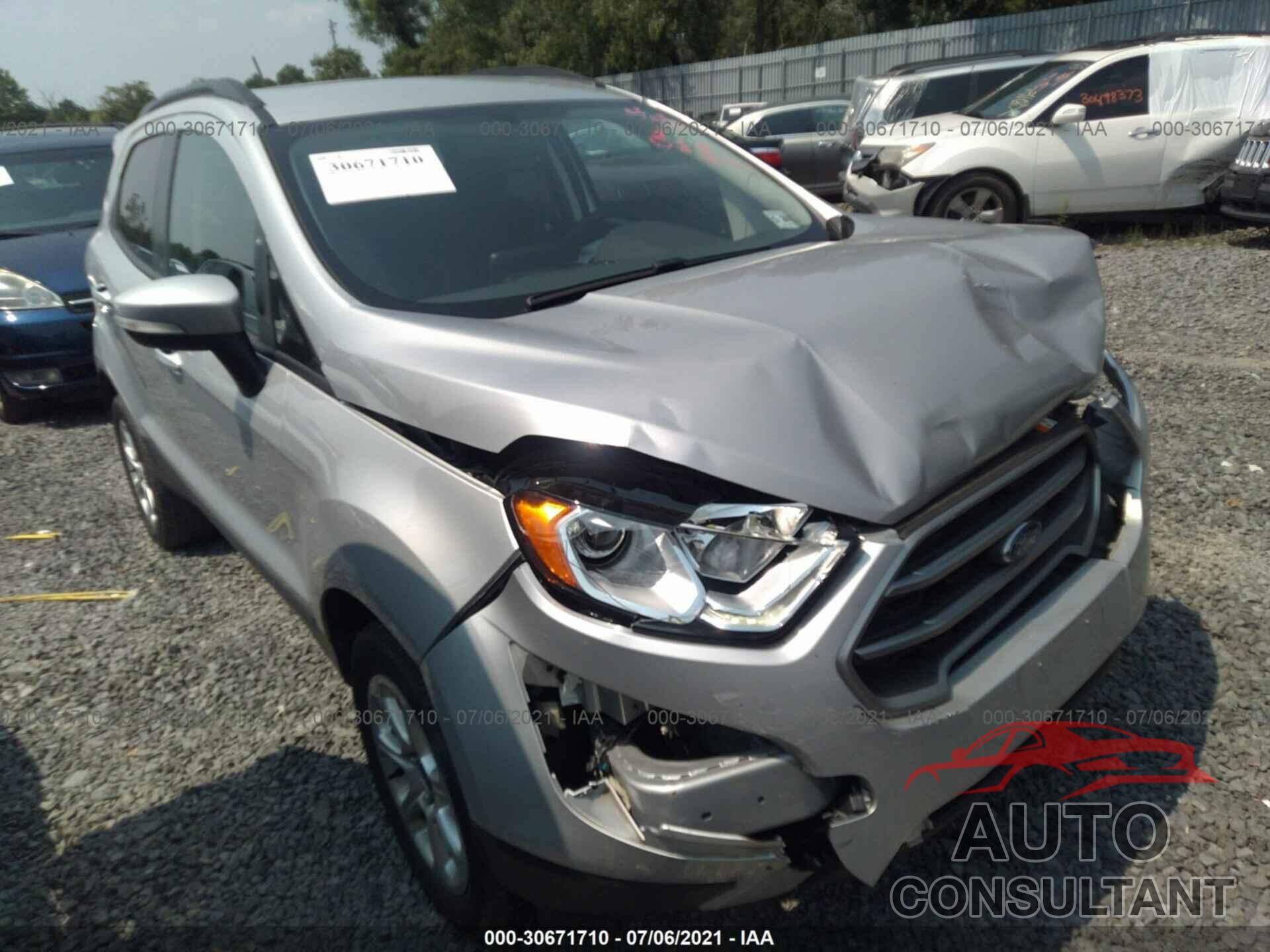 FORD ECOSPORT 2018 - MAJ6P1UL7JC242208