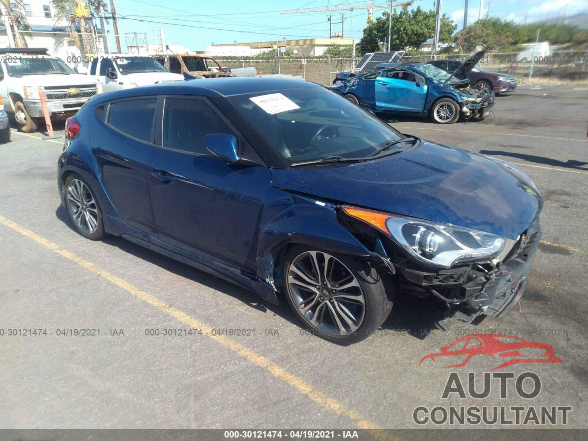 HYUNDAI VELOSTER 2017 - KMHTC6AE4HU314851