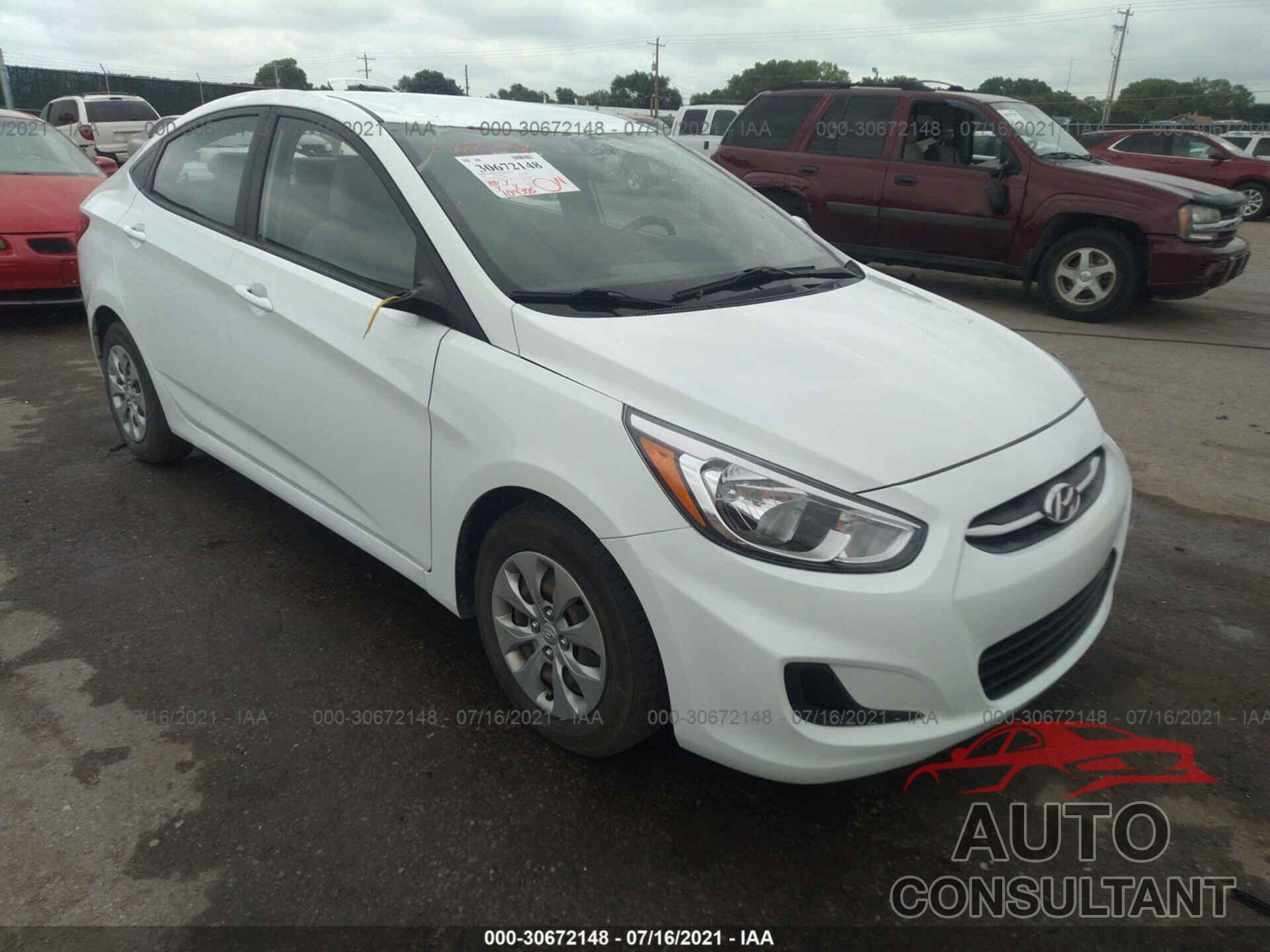 HYUNDAI ACCENT 2016 - KMHCT4AE4GU090452