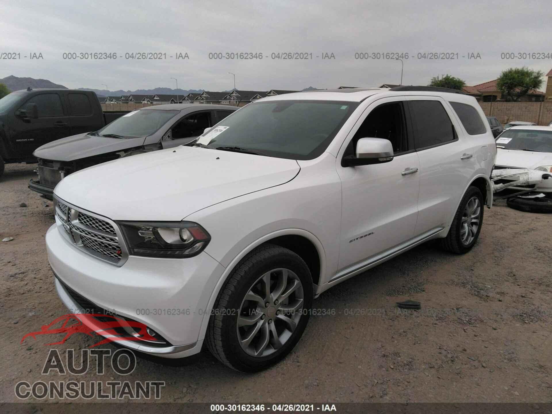 DODGE DURANGO 2017 - 1C4RDJEG9HC627345