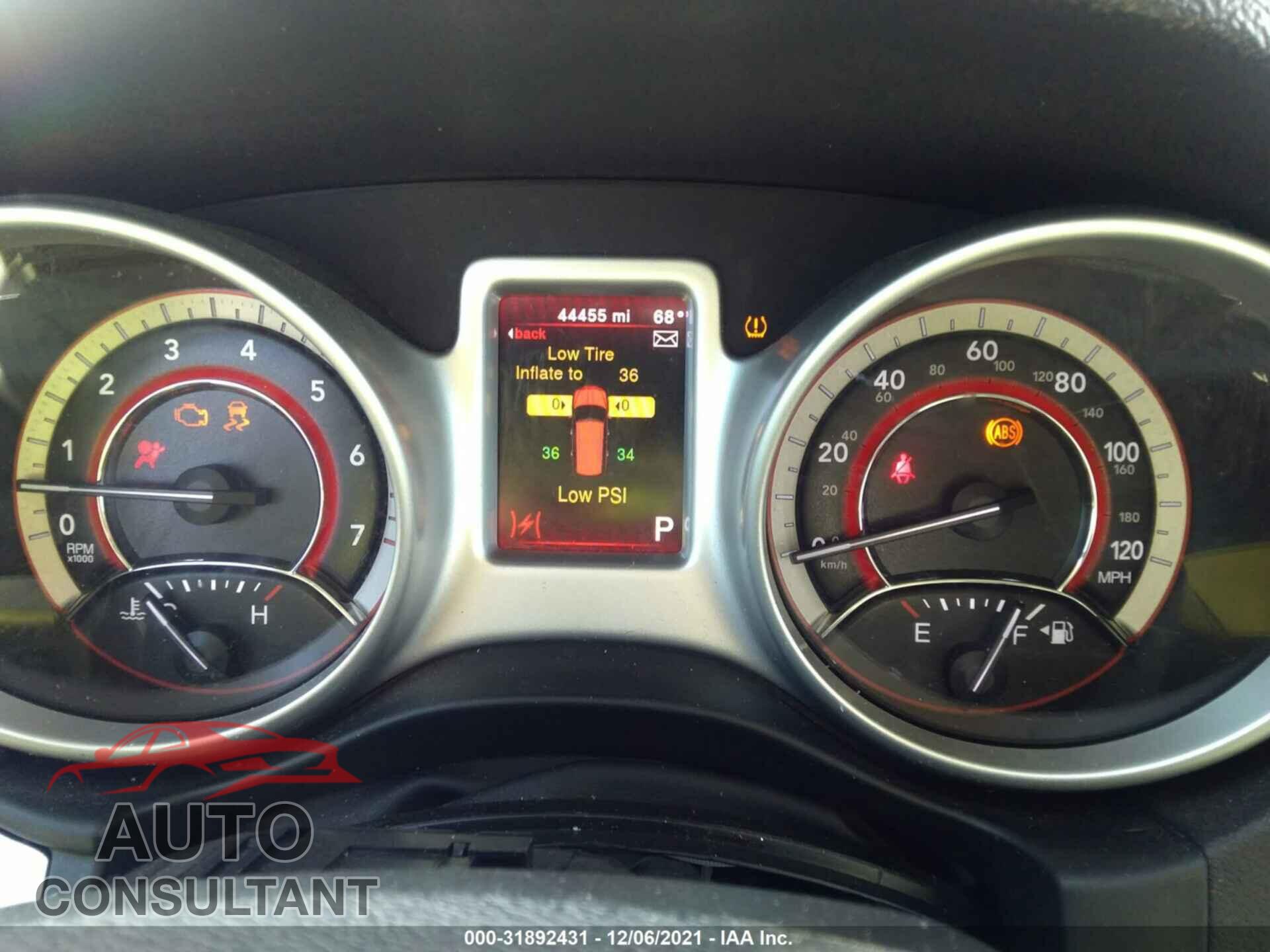 DODGE JOURNEY 2020 - 3C4PDCAB4LT202089