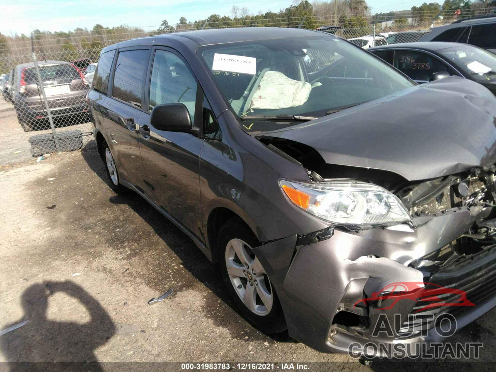 TOYOTA SIENNA 2020 - 5TDZZ3DC7LS057655