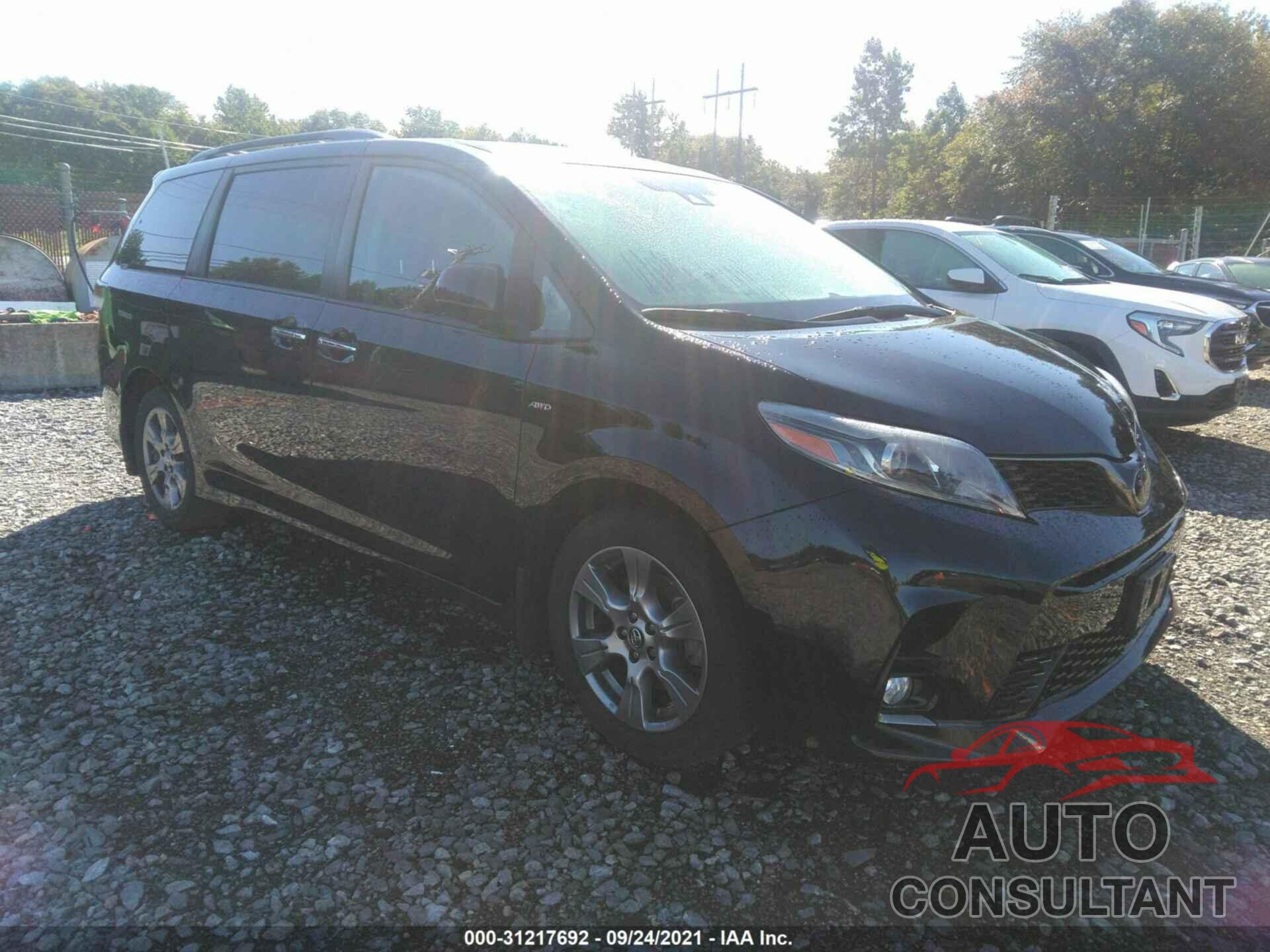 TOYOTA SIENNA 2019 - 5TDEZ3DC0KS216674