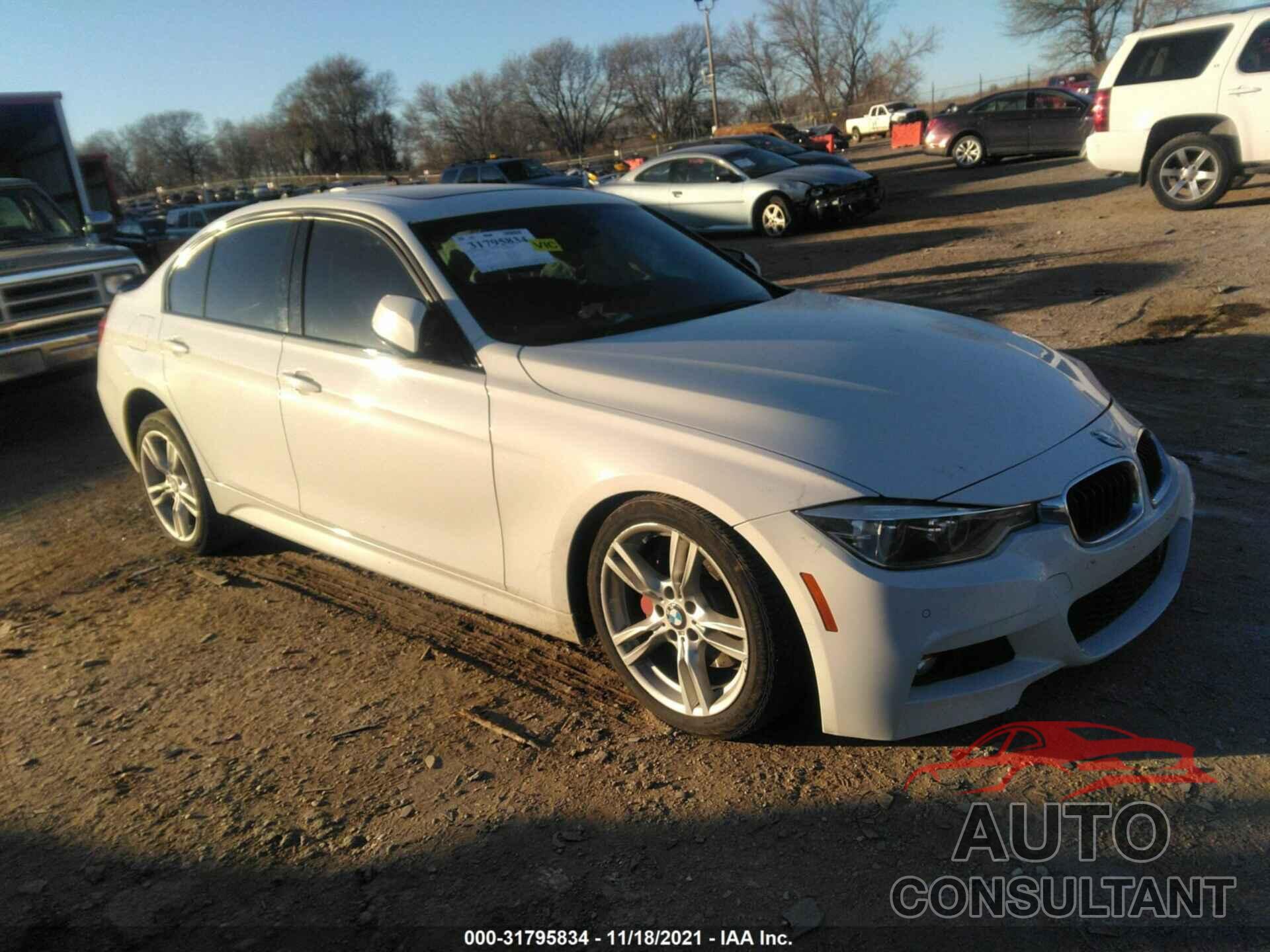 BMW 3 SERIES 2017 - WBA8D9G55HNU59971