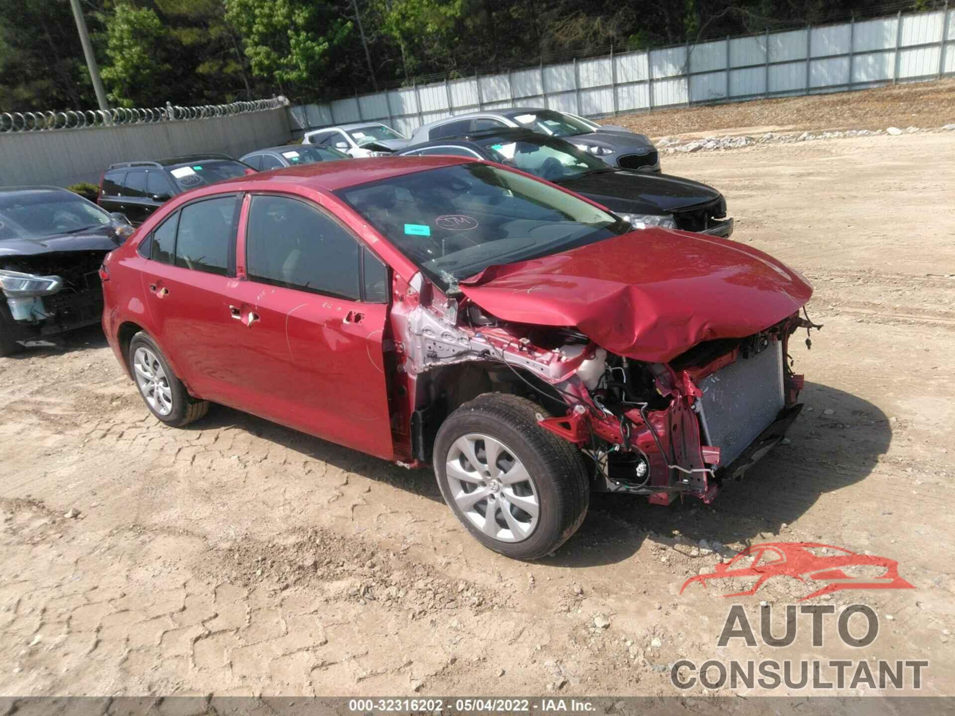 TOYOTA COROLLA 2021 - JTDEPMAE9MJ167282