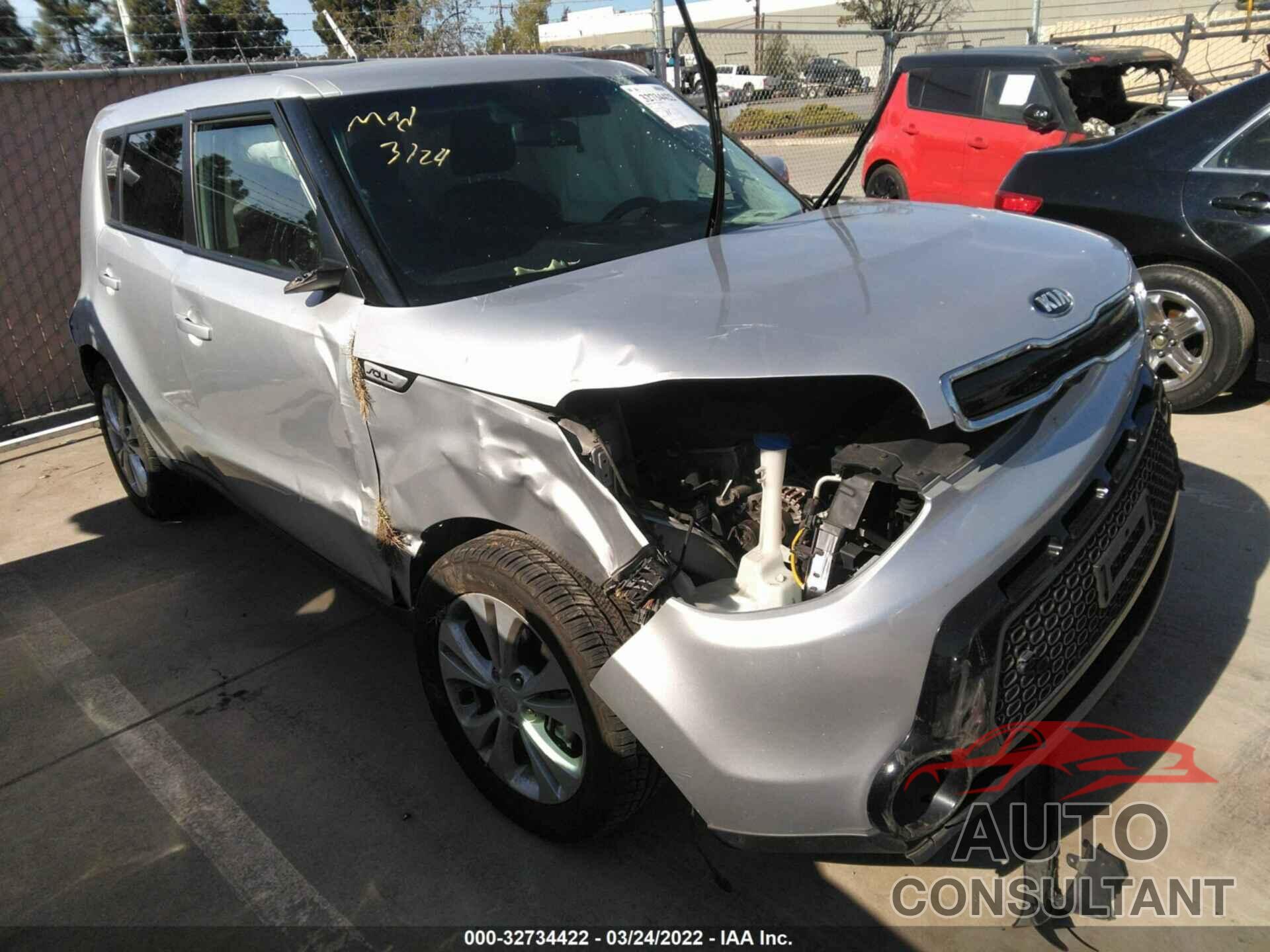 KIA SOUL 2016 - KNDJP3A57G7858501