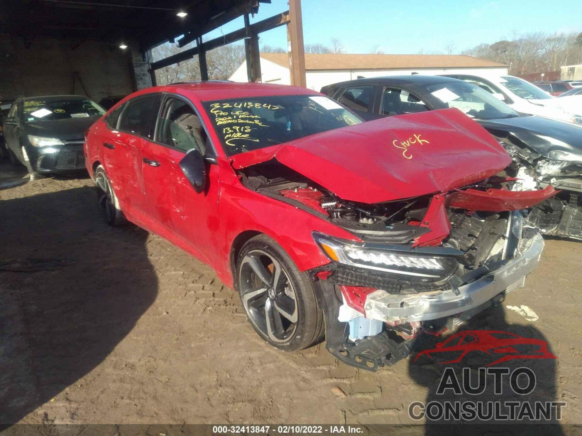 HONDA ACCORD SEDAN 2021 - 1HGCV1F4XMA027495