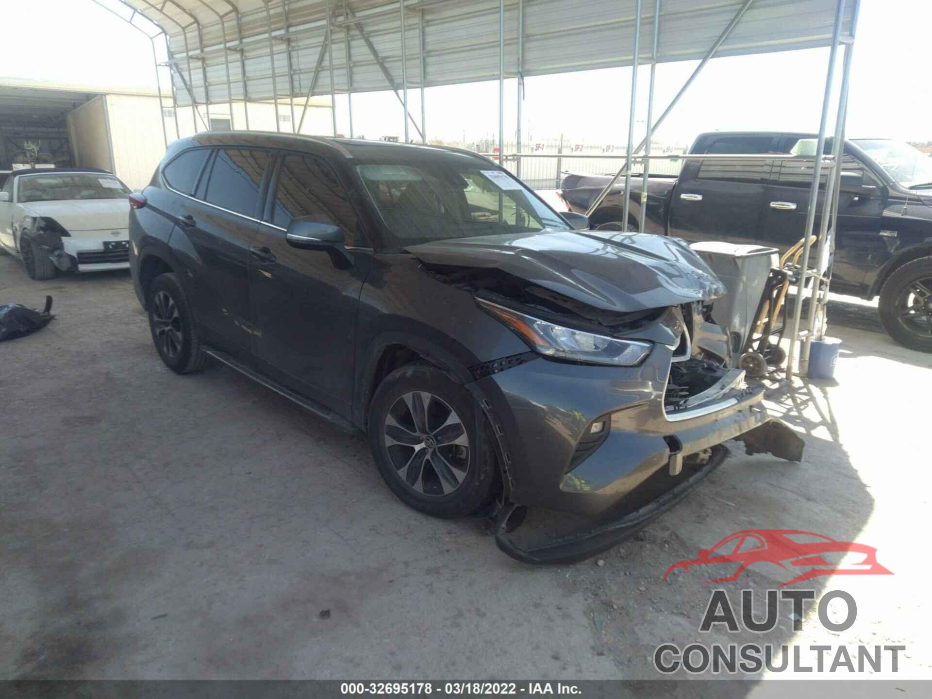 TOYOTA HIGHLANDER 2020 - 5TDGZRAH7LS003279