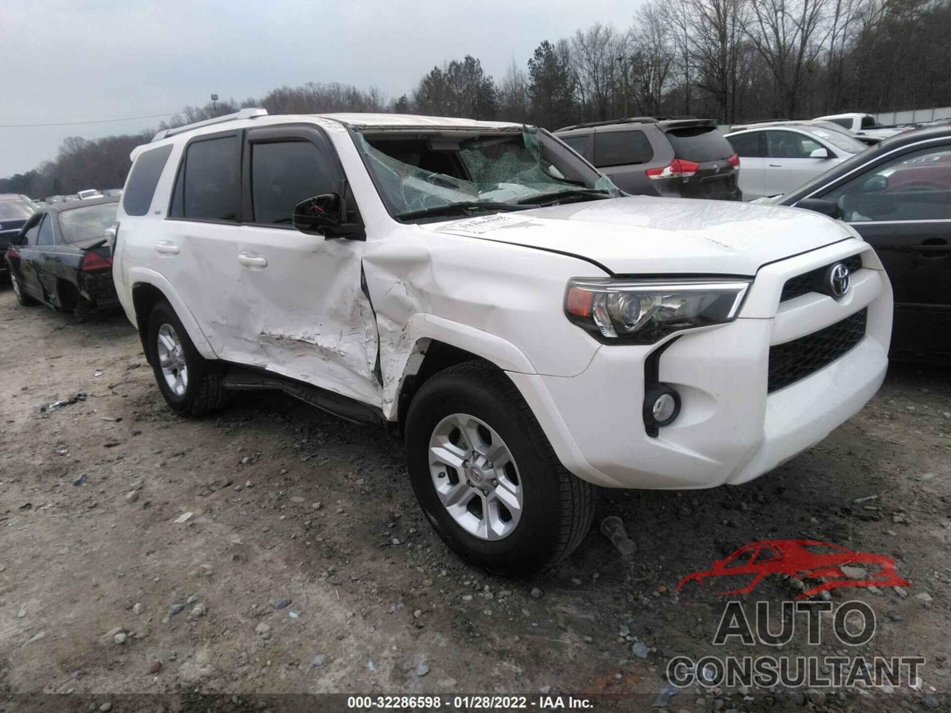 TOYOTA 4RUNNER 2017 - JTEZU5JR4H5157241