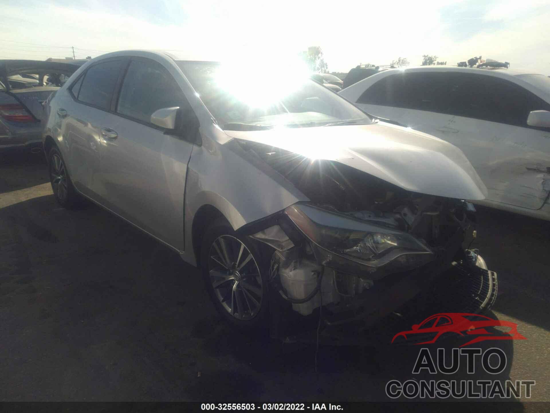 TOYOTA COROLLA 2016 - 5YFBURHE9GP466916