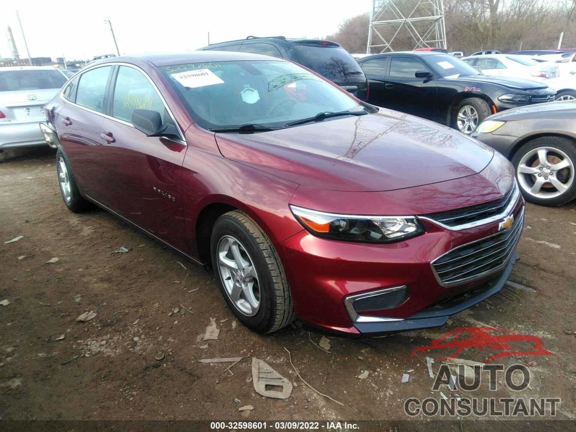 CHEVROLET MALIBU 2016 - 1G1ZC5STXGF228915