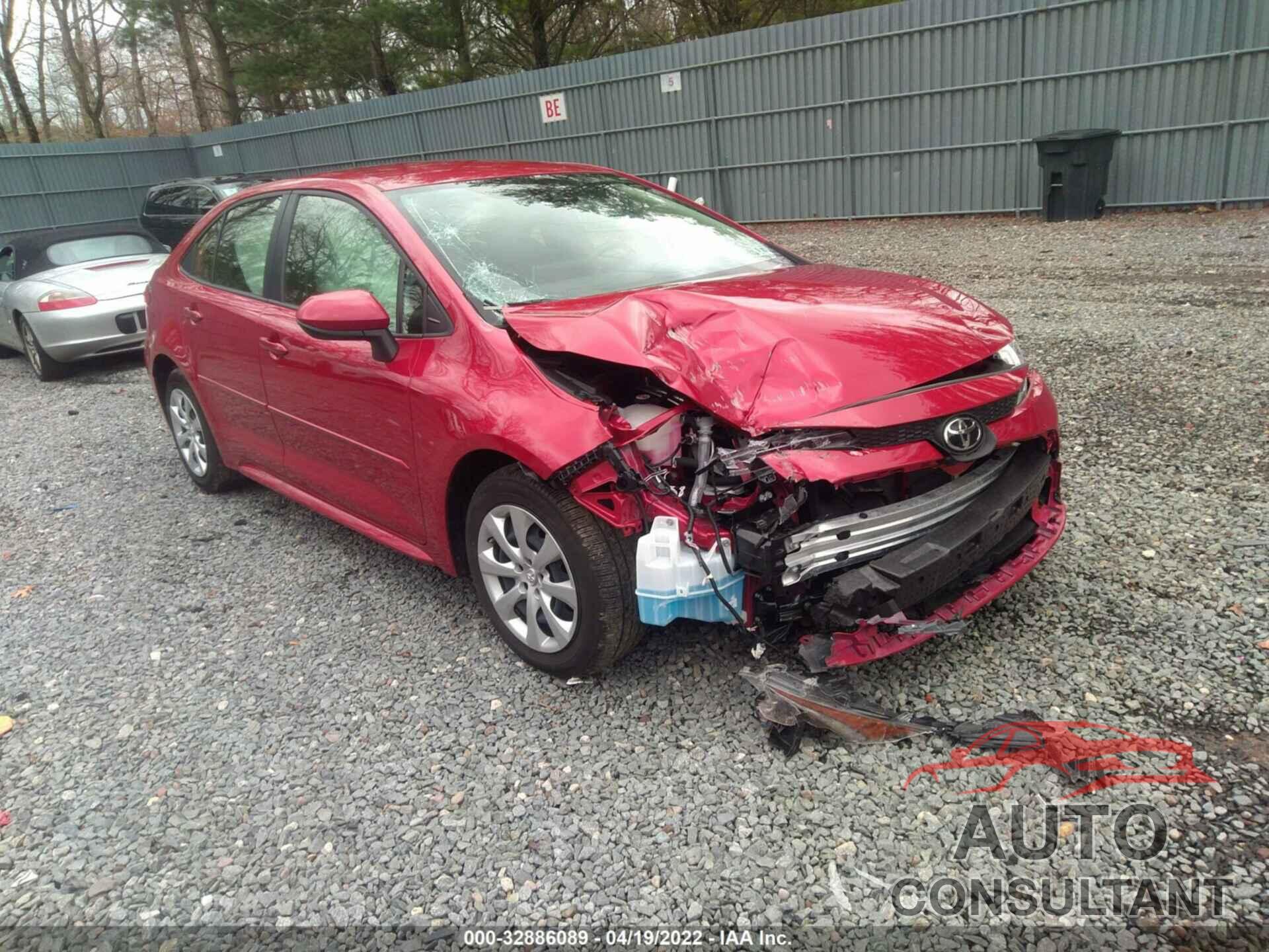 TOYOTA COROLLA 2021 - JTDEPMAE7MJ134233