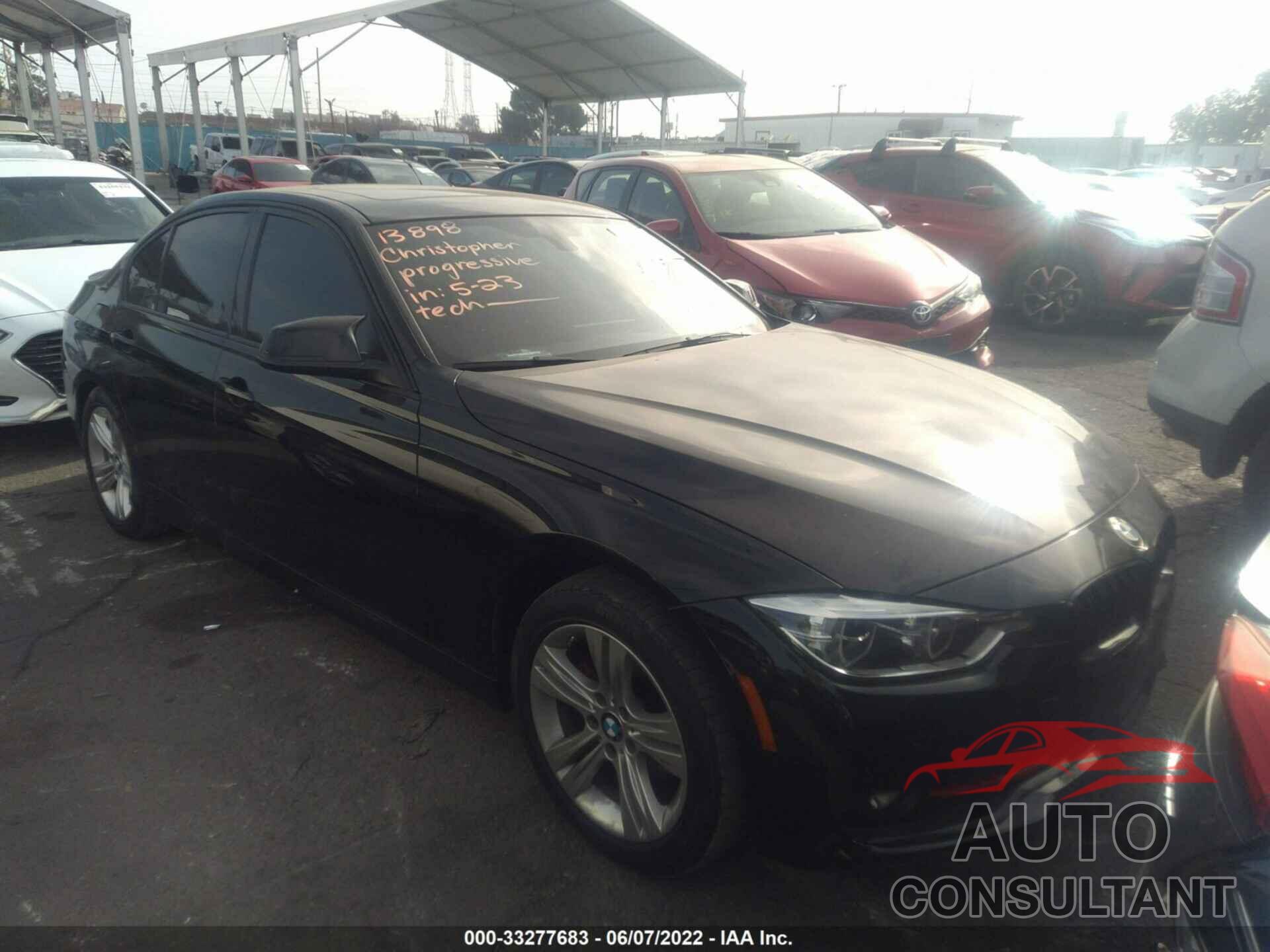 BMW 3 SERIES 2016 - WBA8E9G55GNT45979