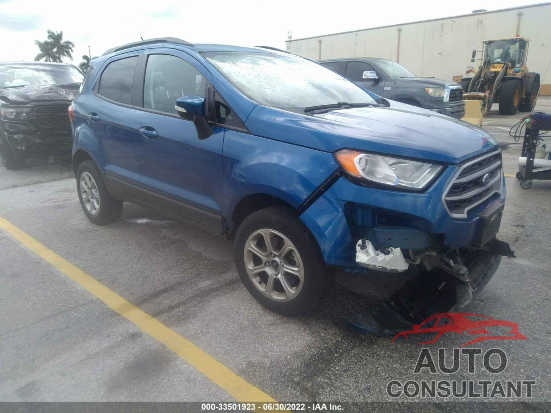 FORD ECOSPORT 2020 - MAJ6S3GL2LC365553