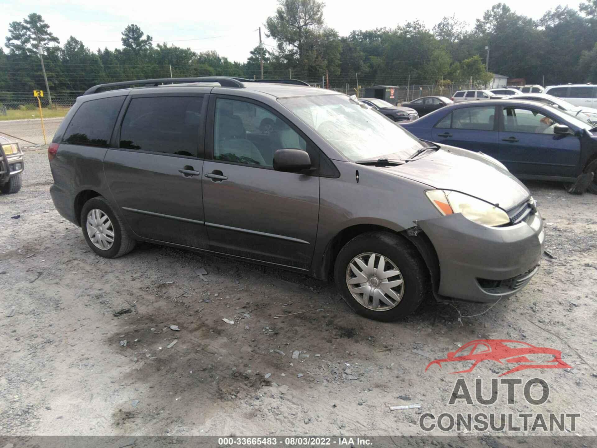 TOYOTA SIENNA 2005 - 5TDZA23C35S320746