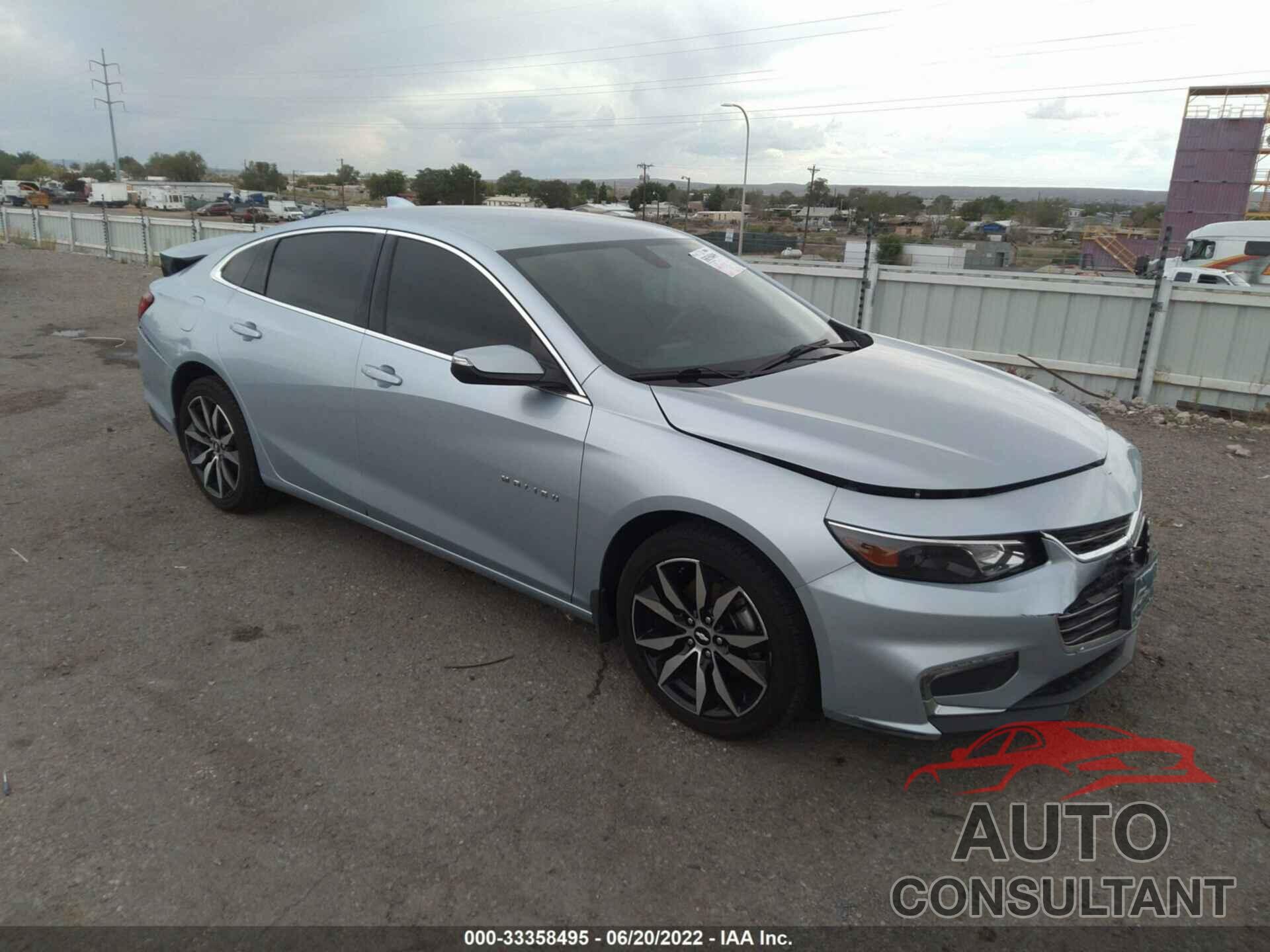 CHEVROLET MALIBU 2017 - 1G1ZE5ST8HF275467