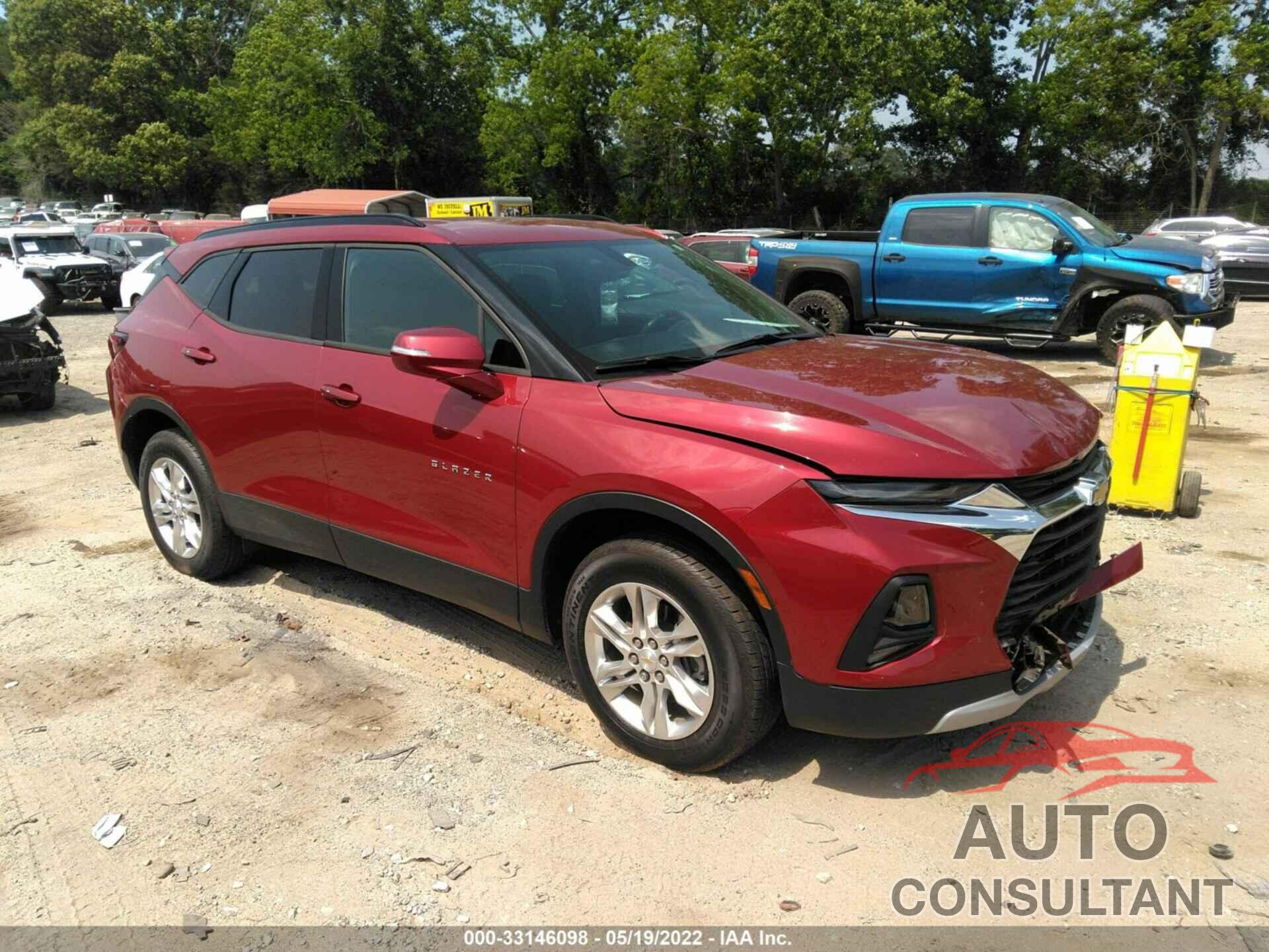 CHEVROLET BLAZER 2020 - 3GNKBBRA4LS534679