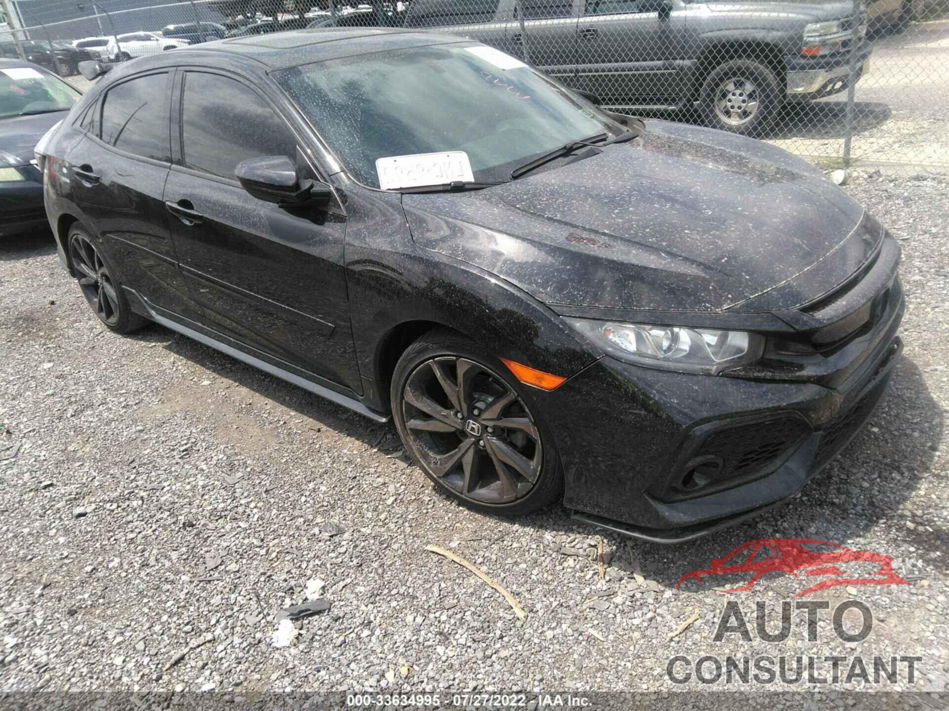 HONDA CIVIC HATCHBACK 2018 - SHHFK7H40JU208711