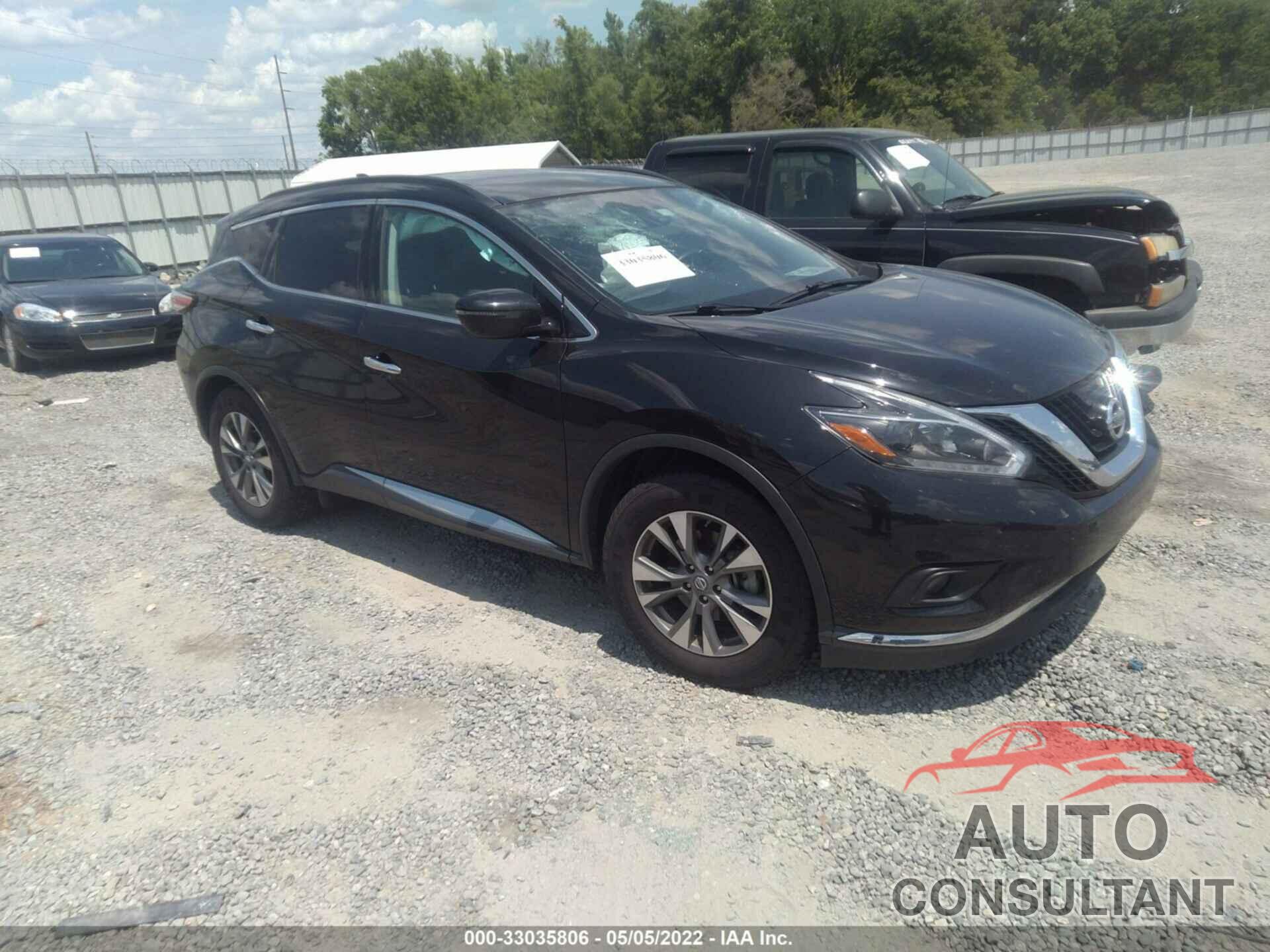 NISSAN MURANO 2018 - 5N1AZ2MG7JN155867