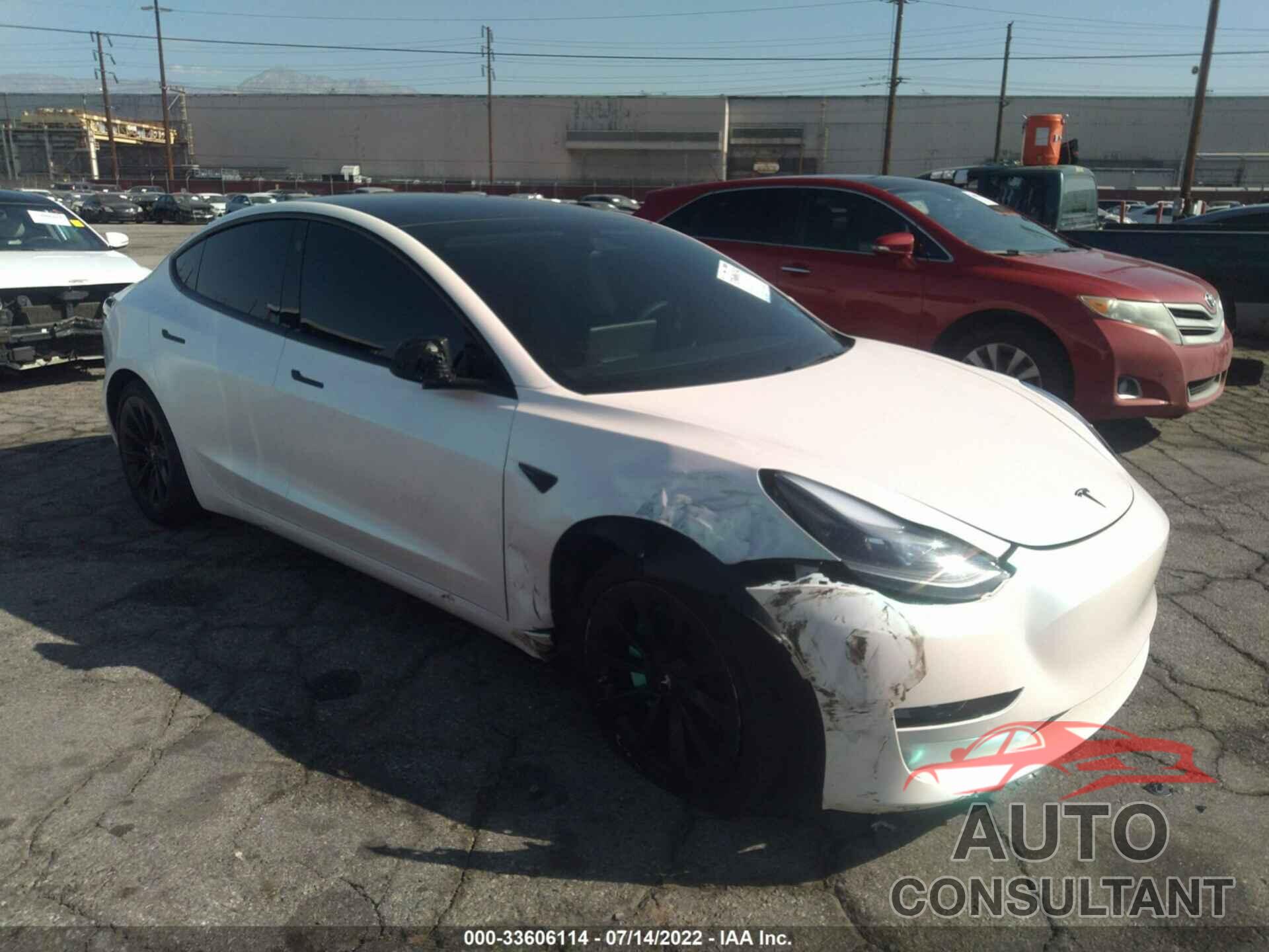 TESLA MODEL 3 2022 - 5YJ3E1EB9NF130964