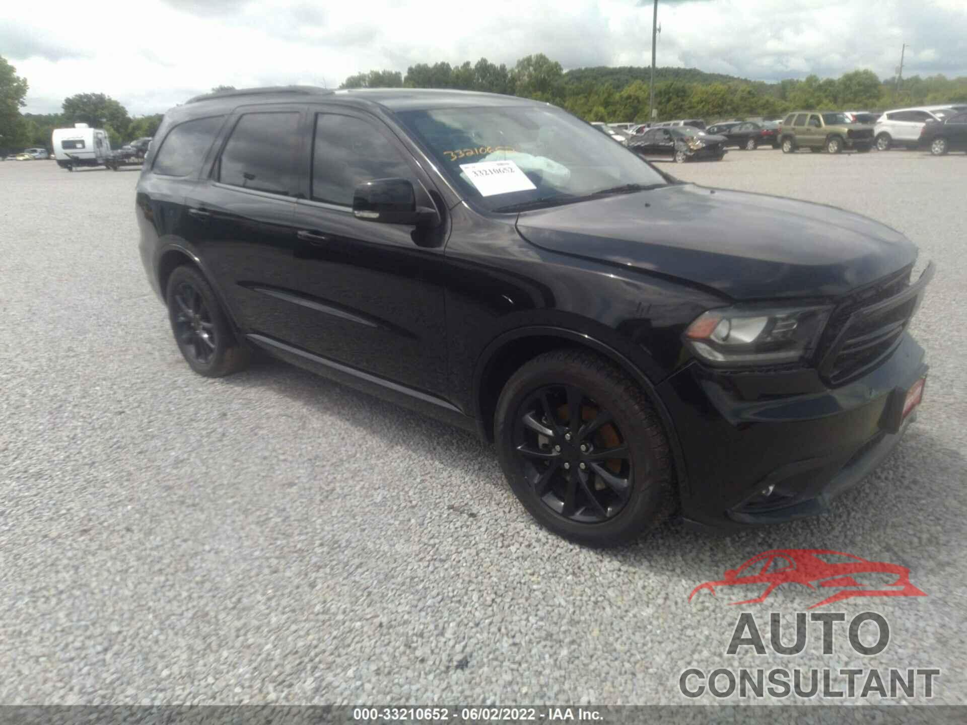 DODGE DURANGO 2017 - 1C4SDHCT9HC675342