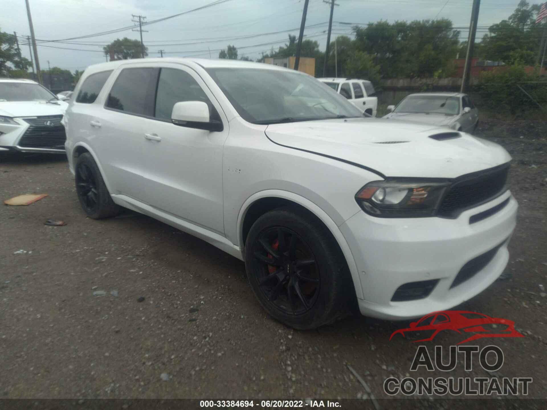 DODGE DURANGO 2018 - 1C4SDJGJ3JC439792
